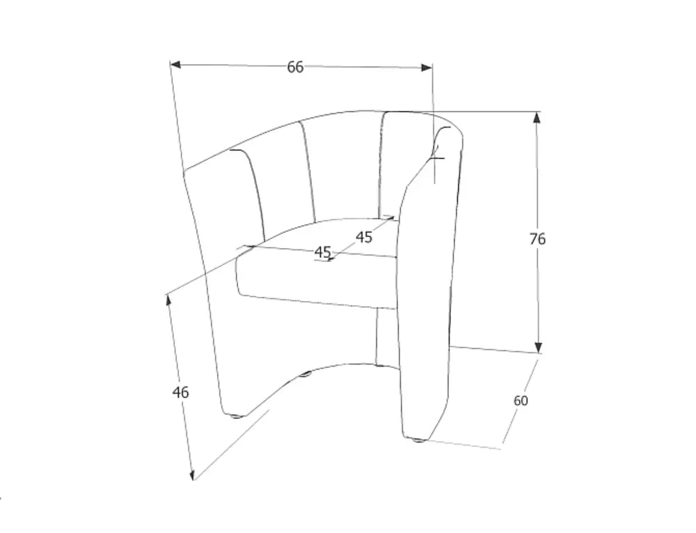 Fotoliu TM-1, verde, piele ecologica, 67x60x76 cm