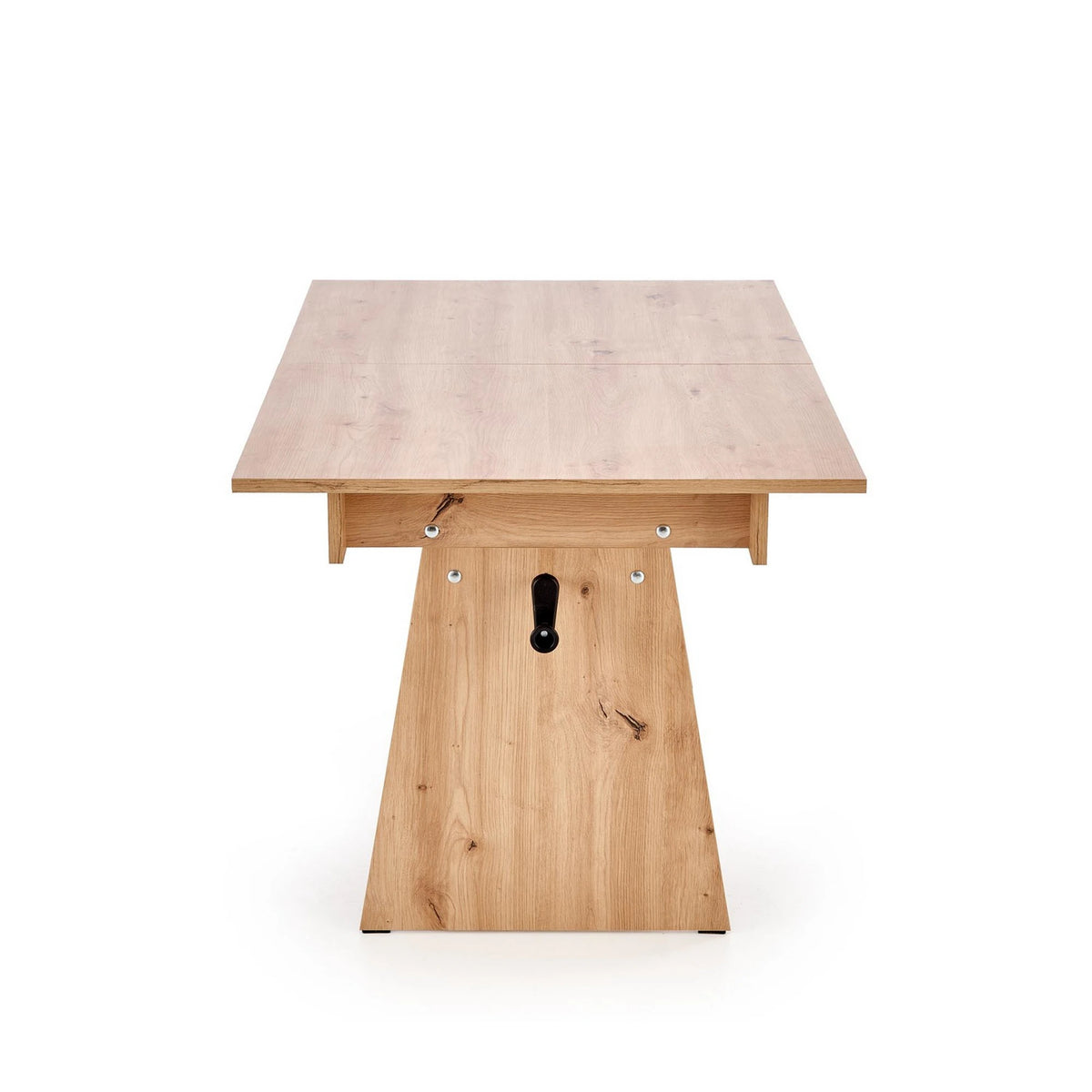 Masuta de cafea extensibila ERIKA, stejar artisan, PAL laminat, 120/160x70x61/72 cm