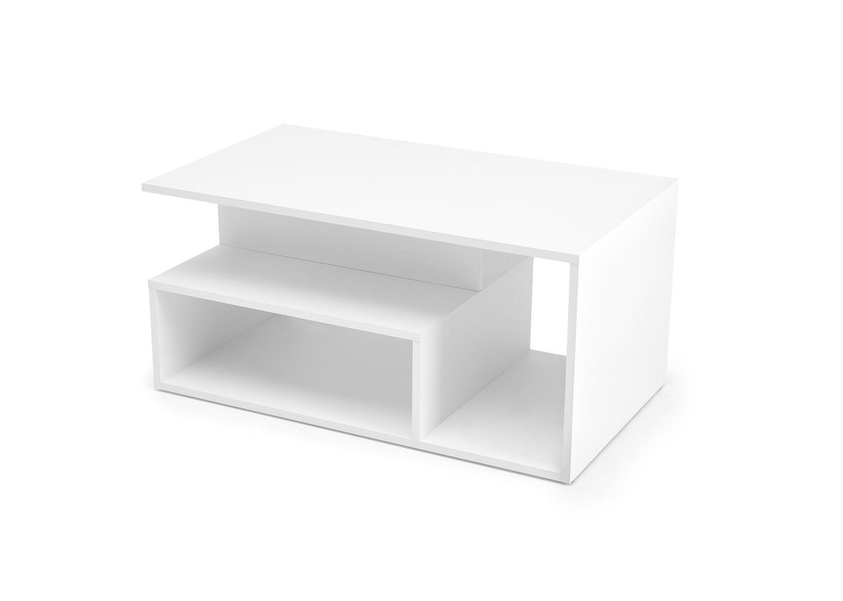 Masuta cafea IVA, alb, PAL laminat, 90x51x43 cm
