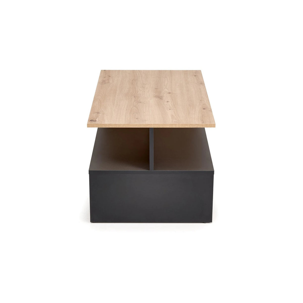 Masuta cafea IVA, stejar artisan/negru, PAL laminat, 90x51x43 cm