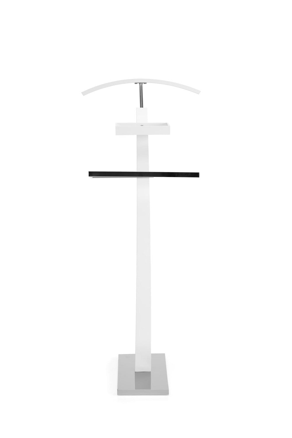 Stander haine WU13, alb, otel/lemn, 32x20x117 cm