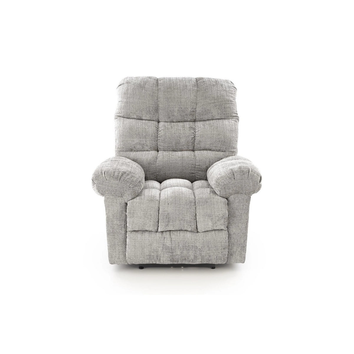 Fotoliu recliner AMORE, gri, stofa, 105x100x86 cm