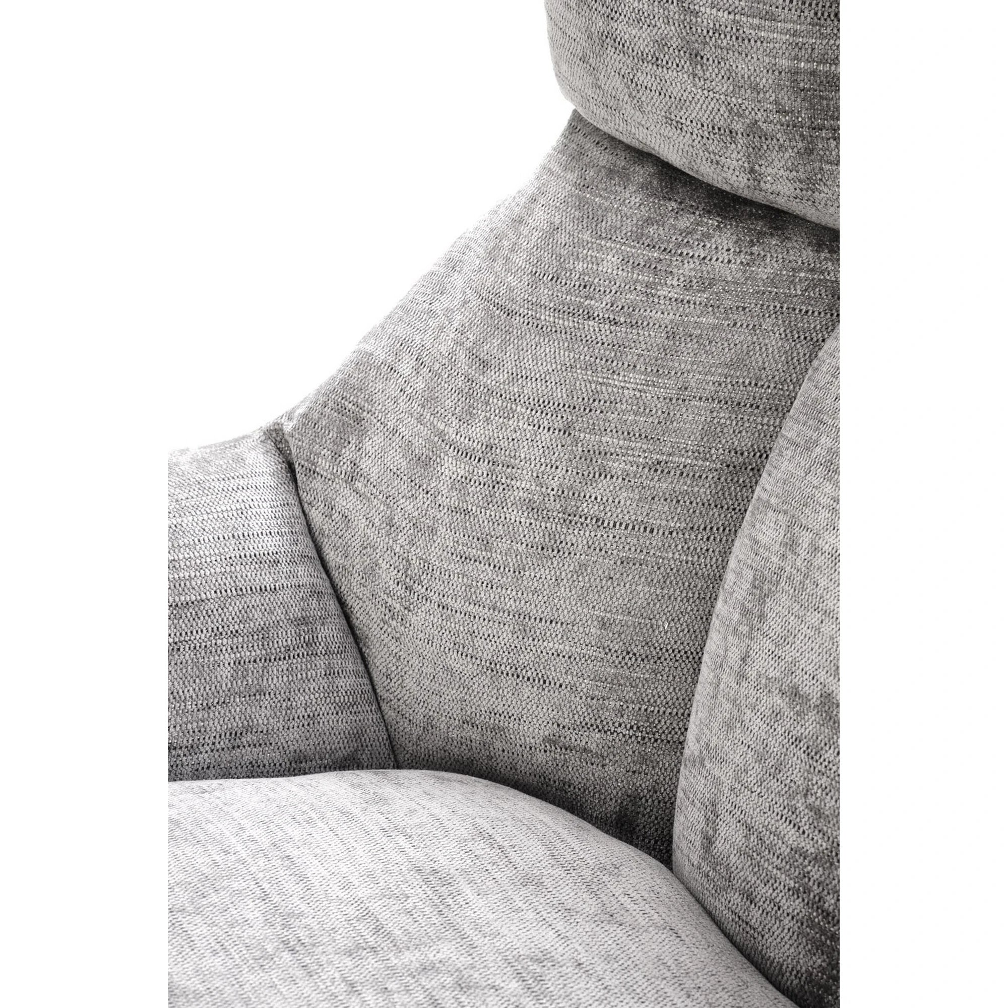Fotoliu ORINOKO, stofa clasica gri - Odin 15, 72x79x87 cm