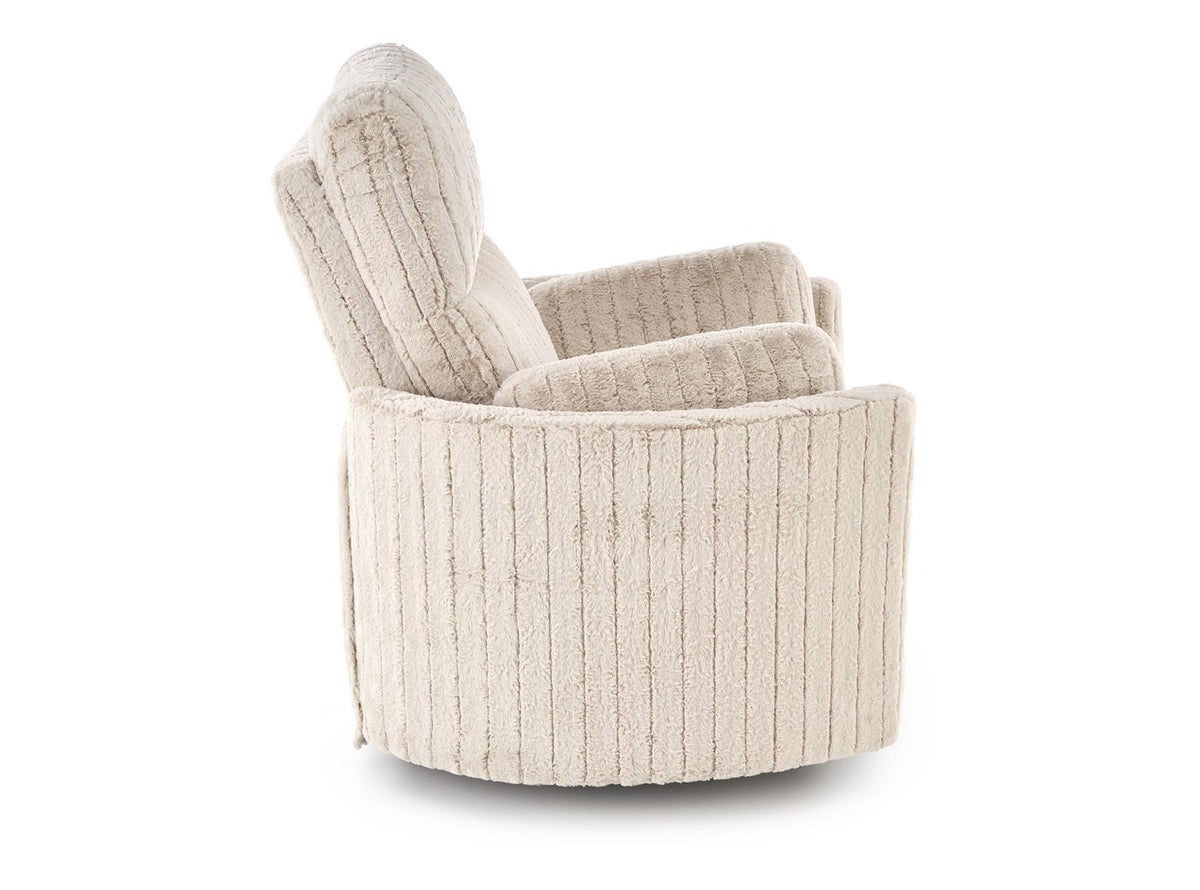 Fotoliu recliner PEGAS, stofa bej, 110x100/170x108/81 cm