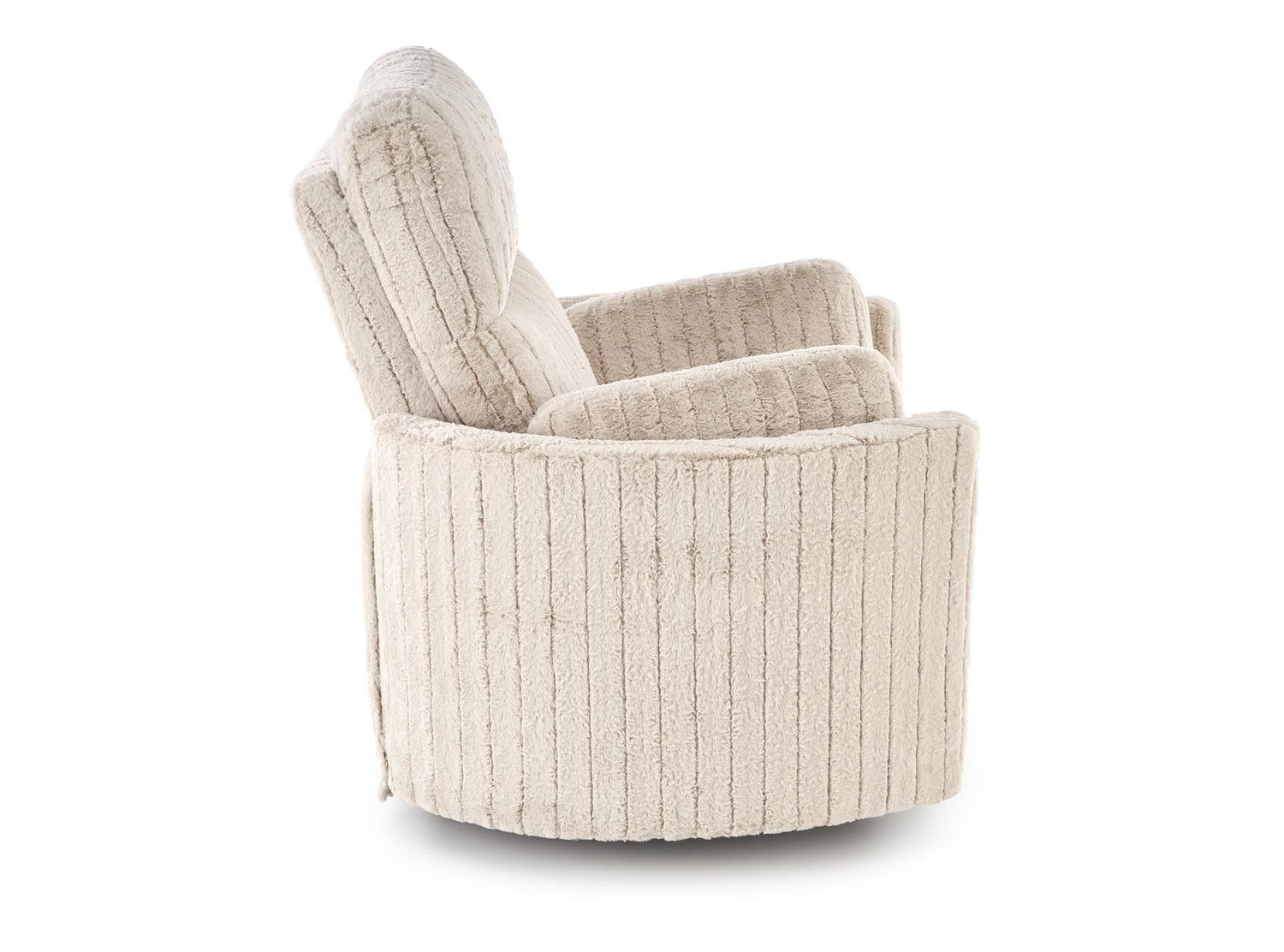 Fotoliu recliner PEGAS, stofa bej, 110x100/170x108/81 cm