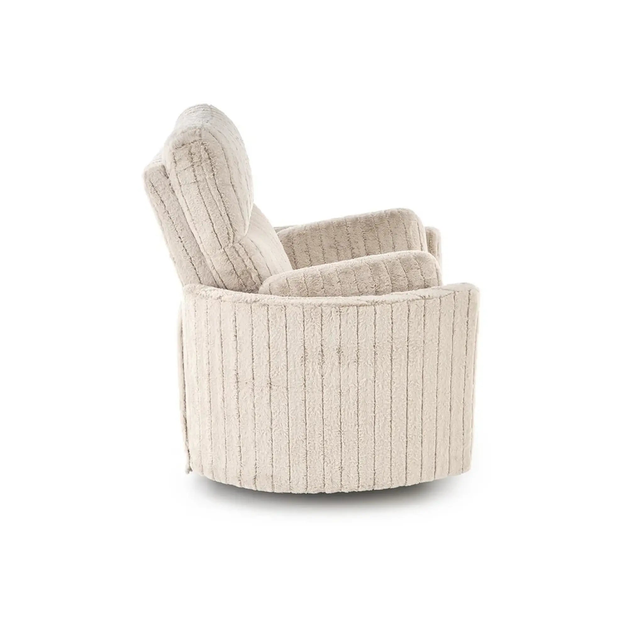 Fotoliu recliner PEGAS, stofa bej, 110x100/170x108/81 cm