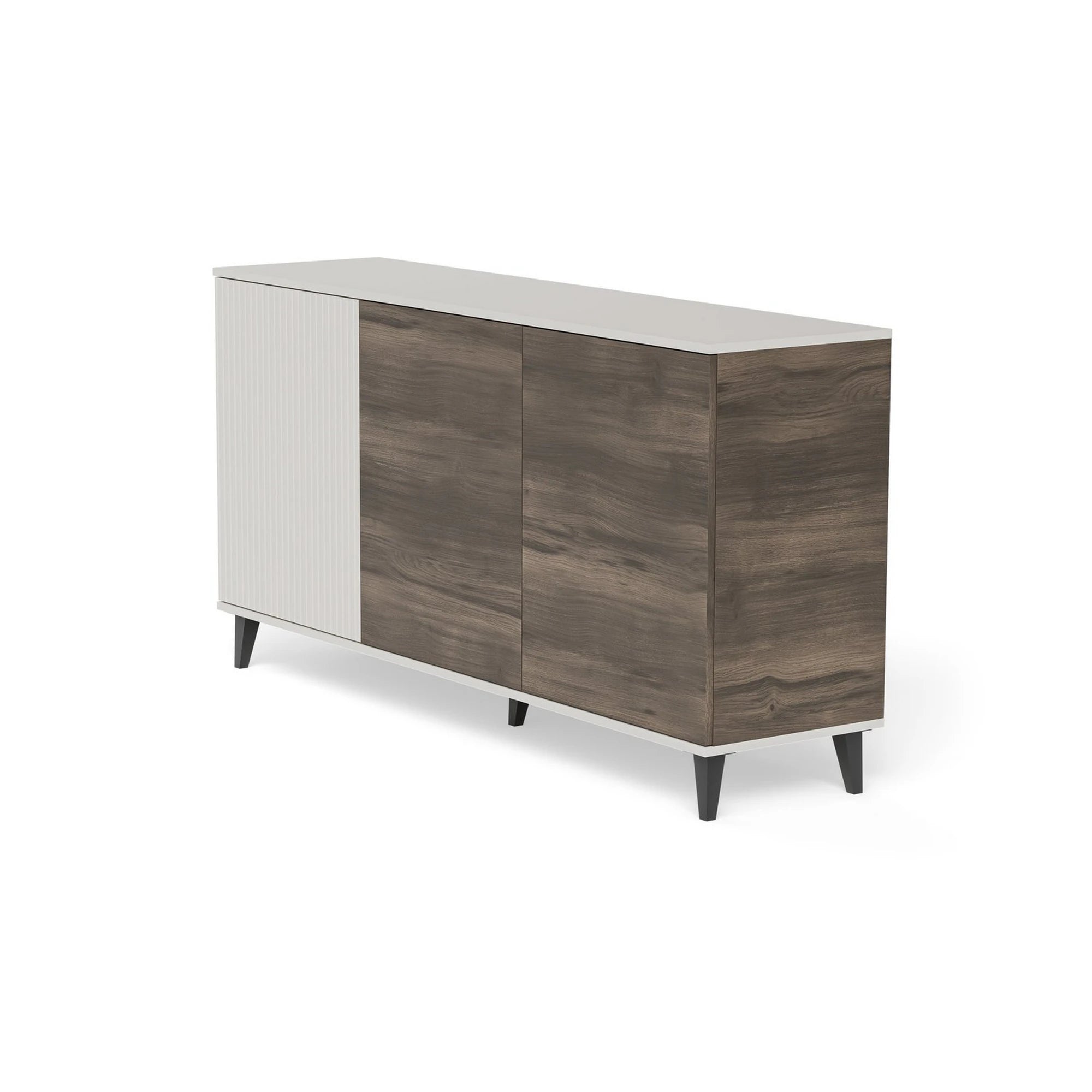 Comoda RANDOM 2 KM-1, casmir/nuc, PAL furniruit, 160x40x82 cm