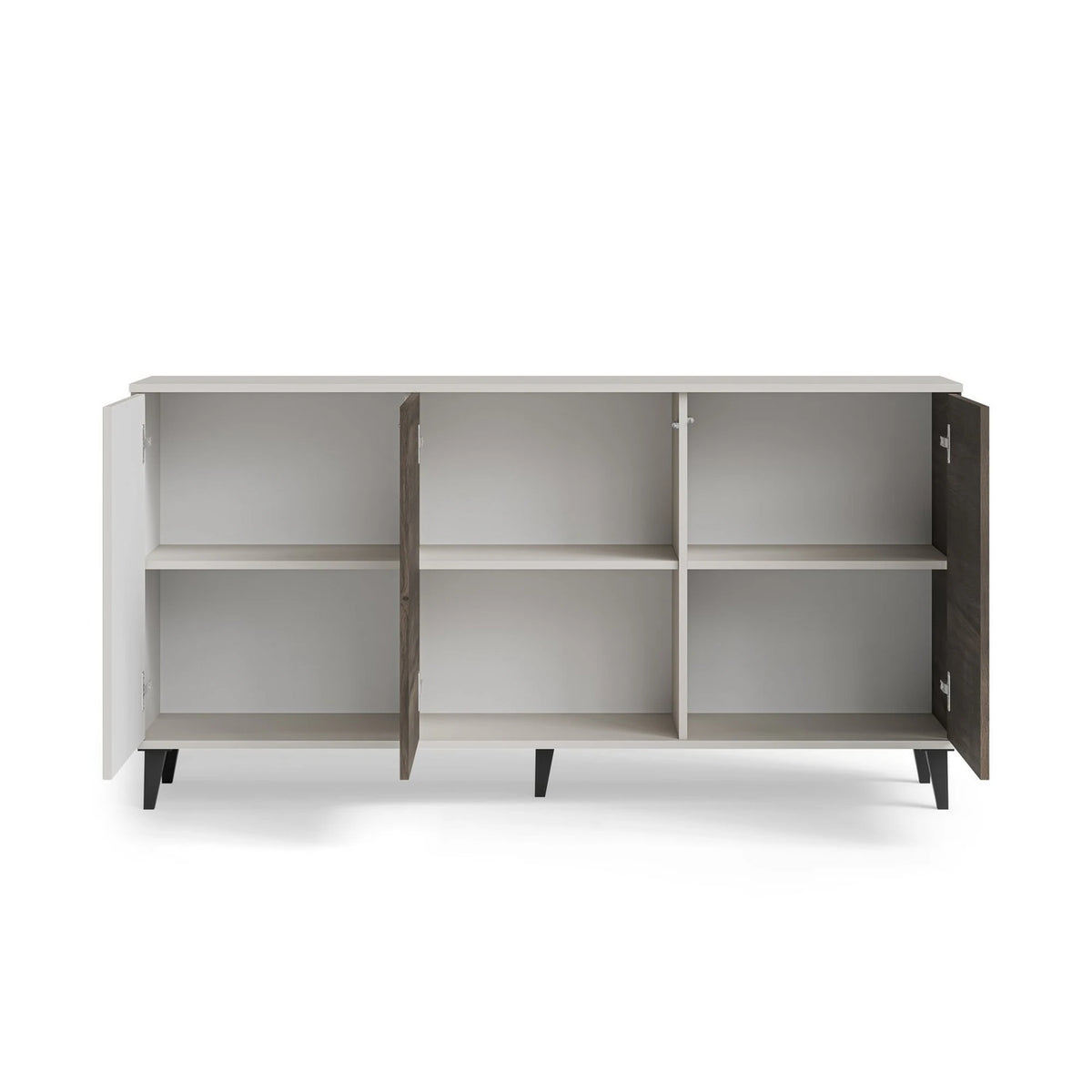Comoda RANDOM 2 KM-1, casmir/nuc, PAL furniruit, 160x40x82 cm