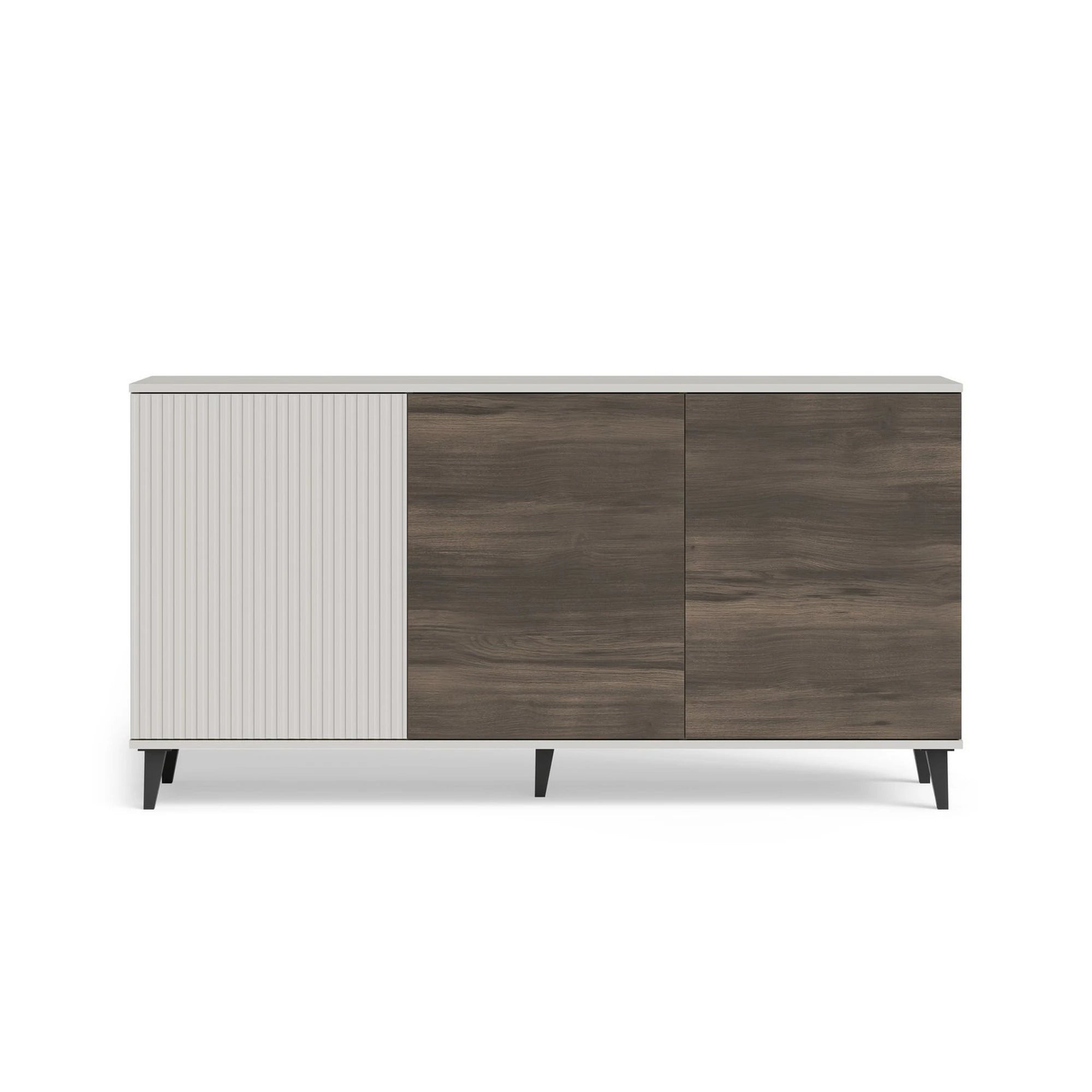 Comoda RANDOM 2 KM-1, casmir/nuc, PAL furniruit, 160x40x82 cm
