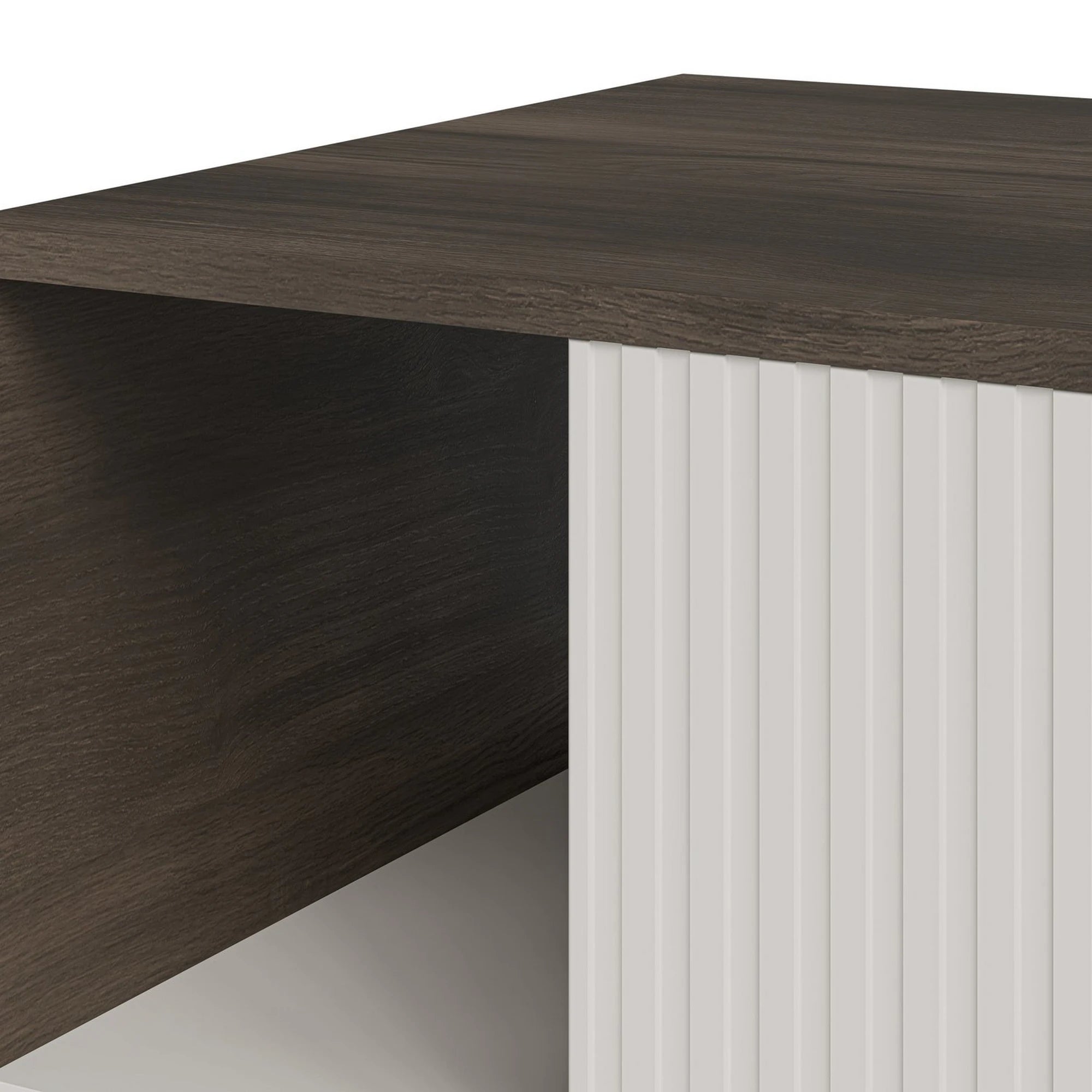 Masuta cafea RANDOM 2 LAW-1, nuc/casmir, PAL, 92x50x40 cm