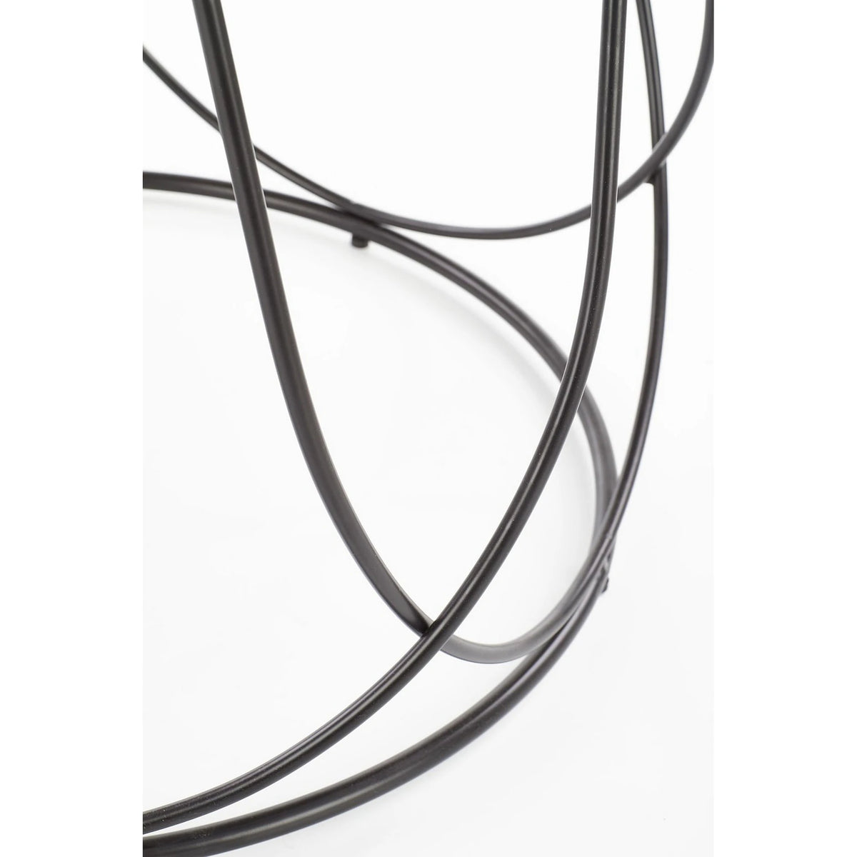 Masuta cafea NUBIRA, nuc/negru, 60x60x41 cm
