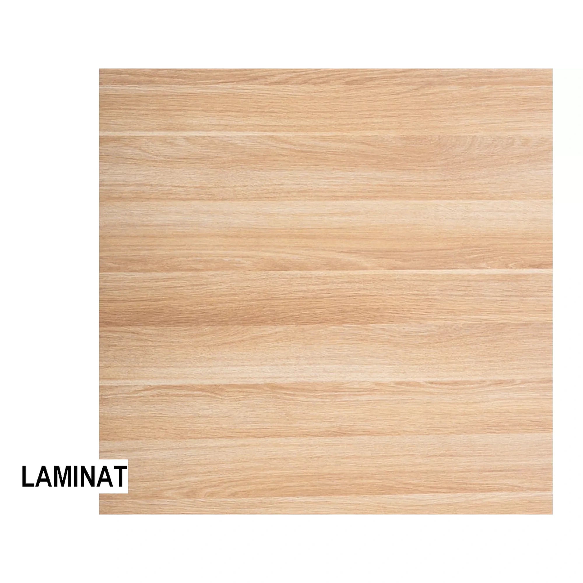 Masa PURO, stejar/negru, PAL laminat/metal, 70x70x76 cm