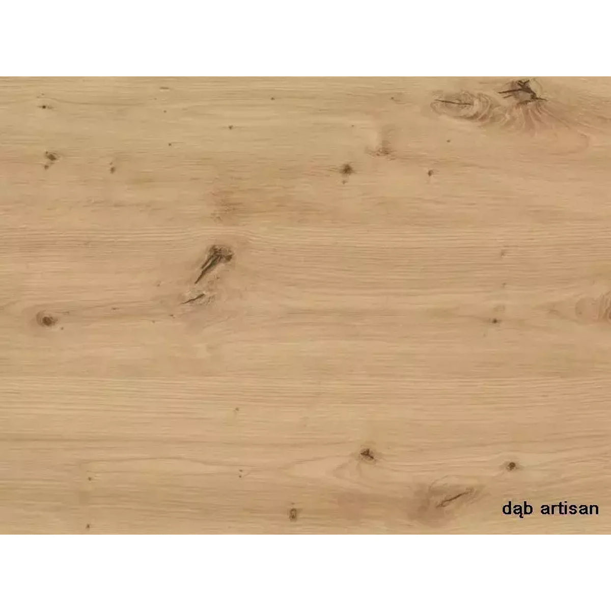 Masa ADAM, stejar artisan/negru, 120x68x75 cm