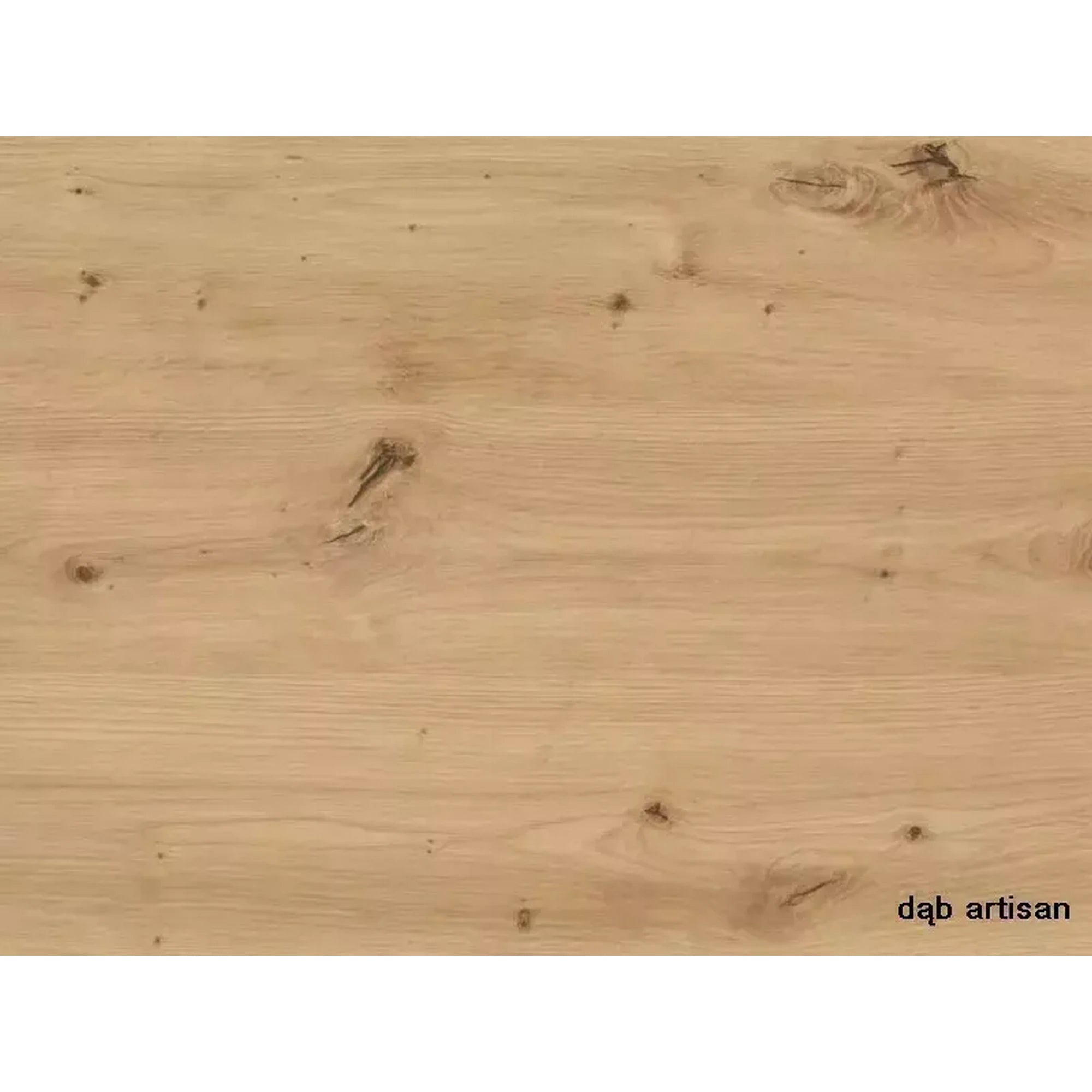 Masa ADAM, stejar artisan/negru, 120x68x75 cm