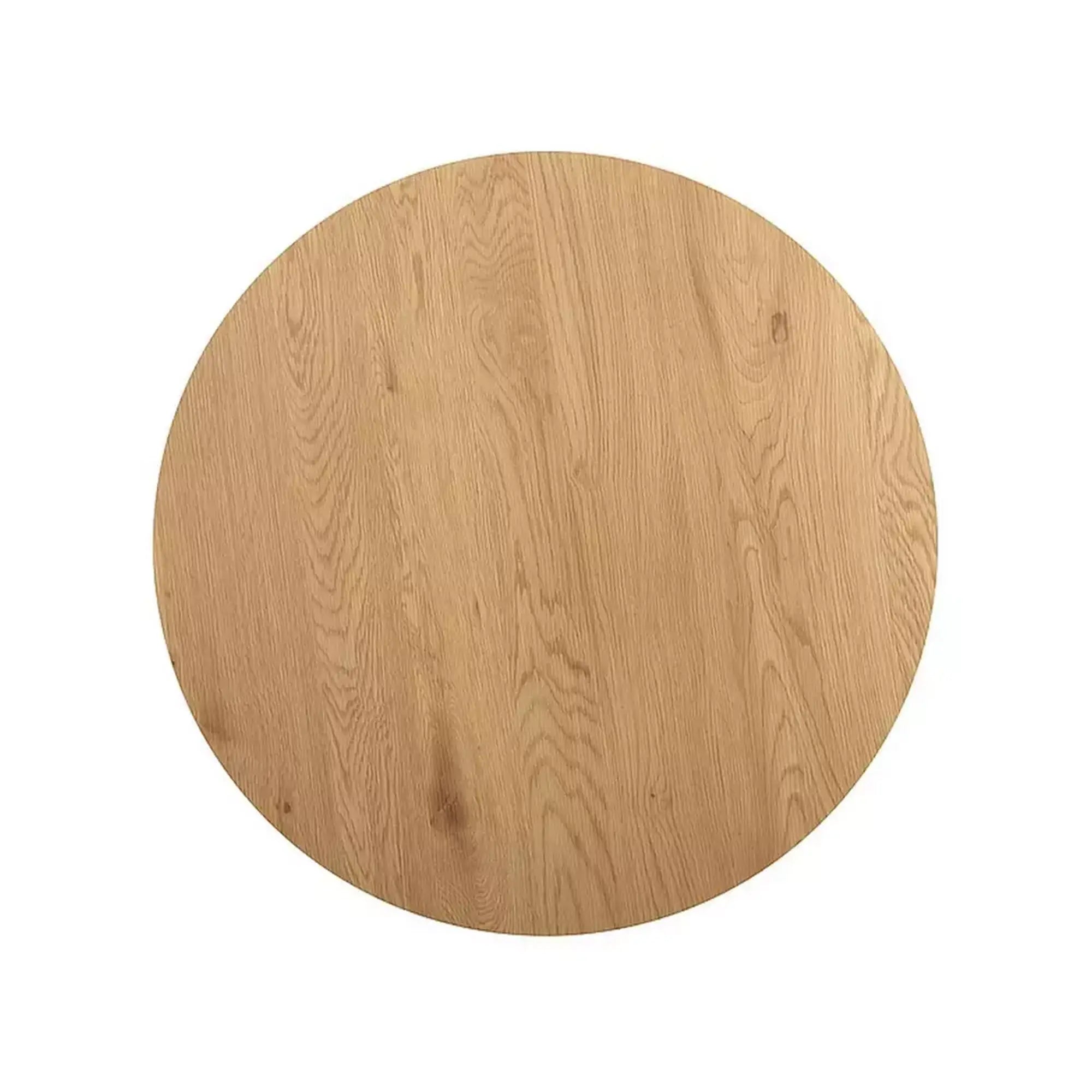 Set 2 masute cafea ATLANTA II, stejar/negru mat, PAL laminat/metal