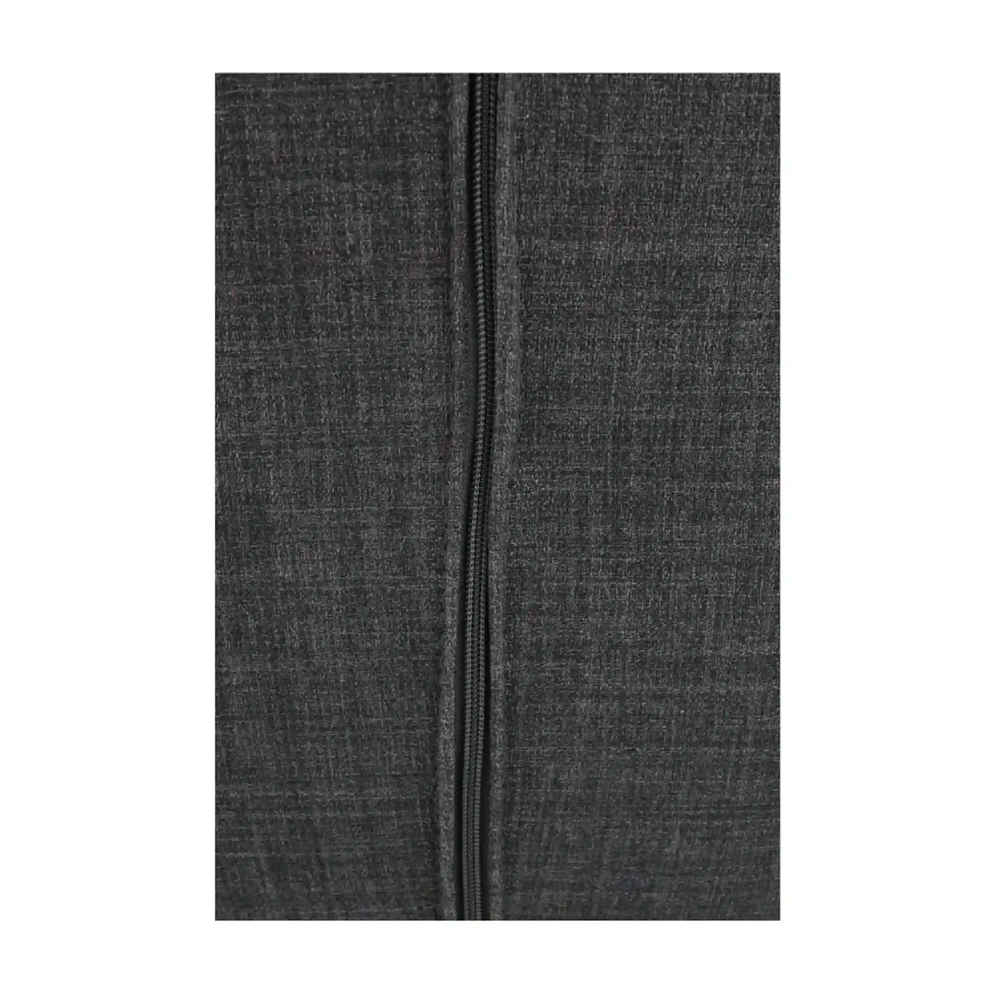 Fotoliu balansoar HARPER, metal/lemn/stofa clasica gri inchis/stejar, 75x83x110 cm