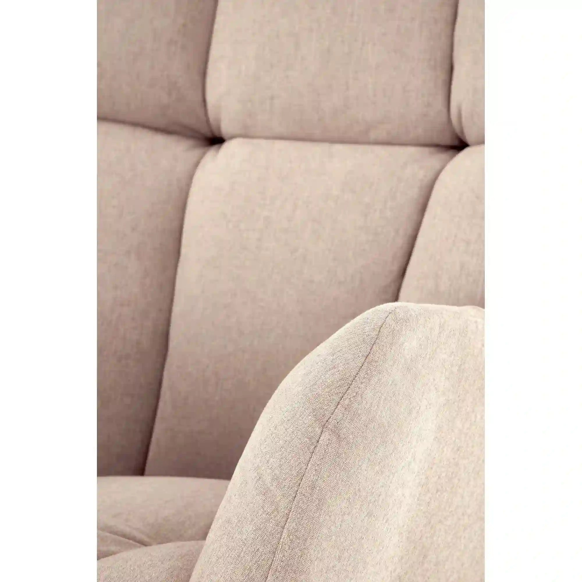 Fotoliu balansoar VASCO, stofa clasica bej - Nea 25, 70x97x94 cm