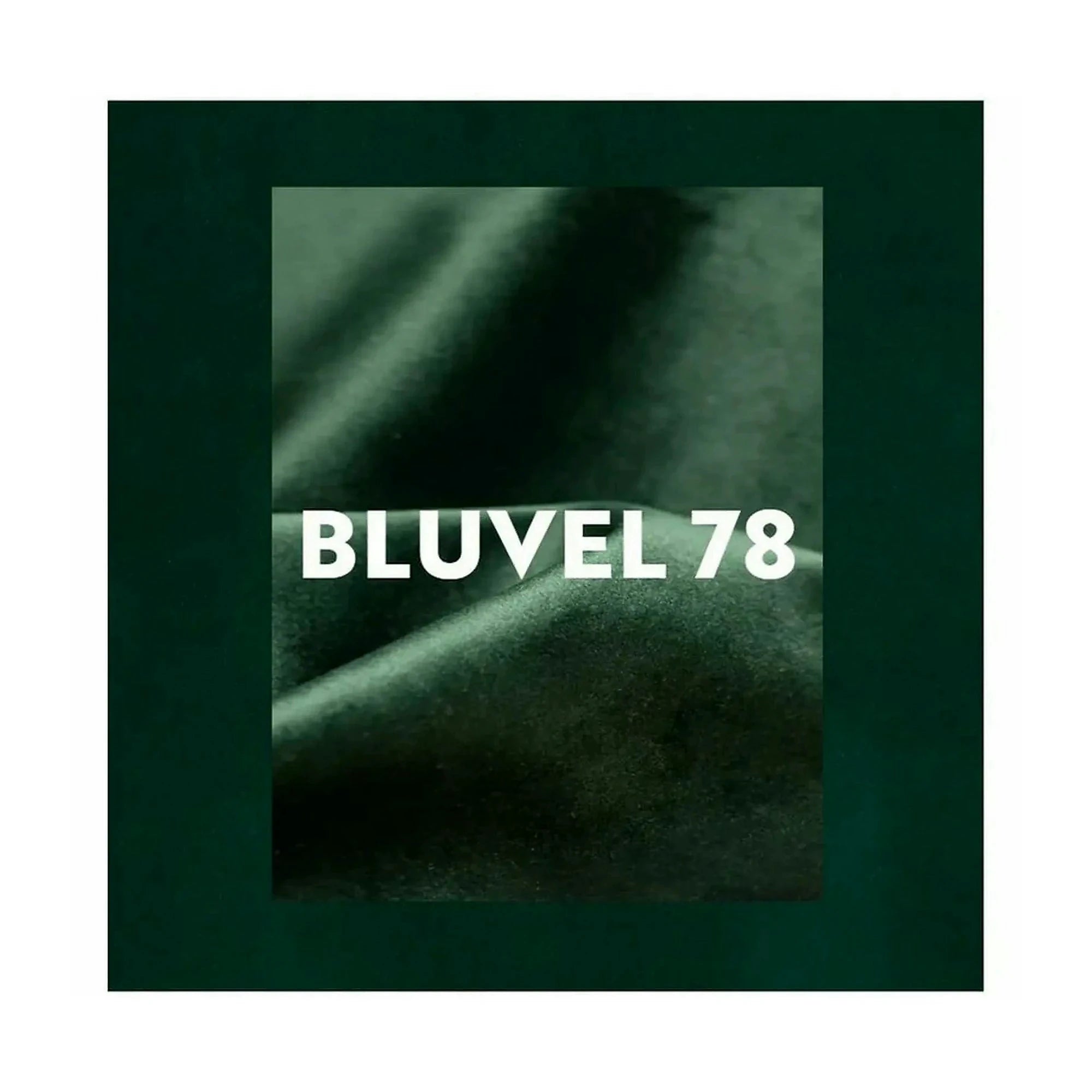 Fotoliu BARON, stofa catifelata verde - Bluvel 78/wenge, 75x80x101 cm