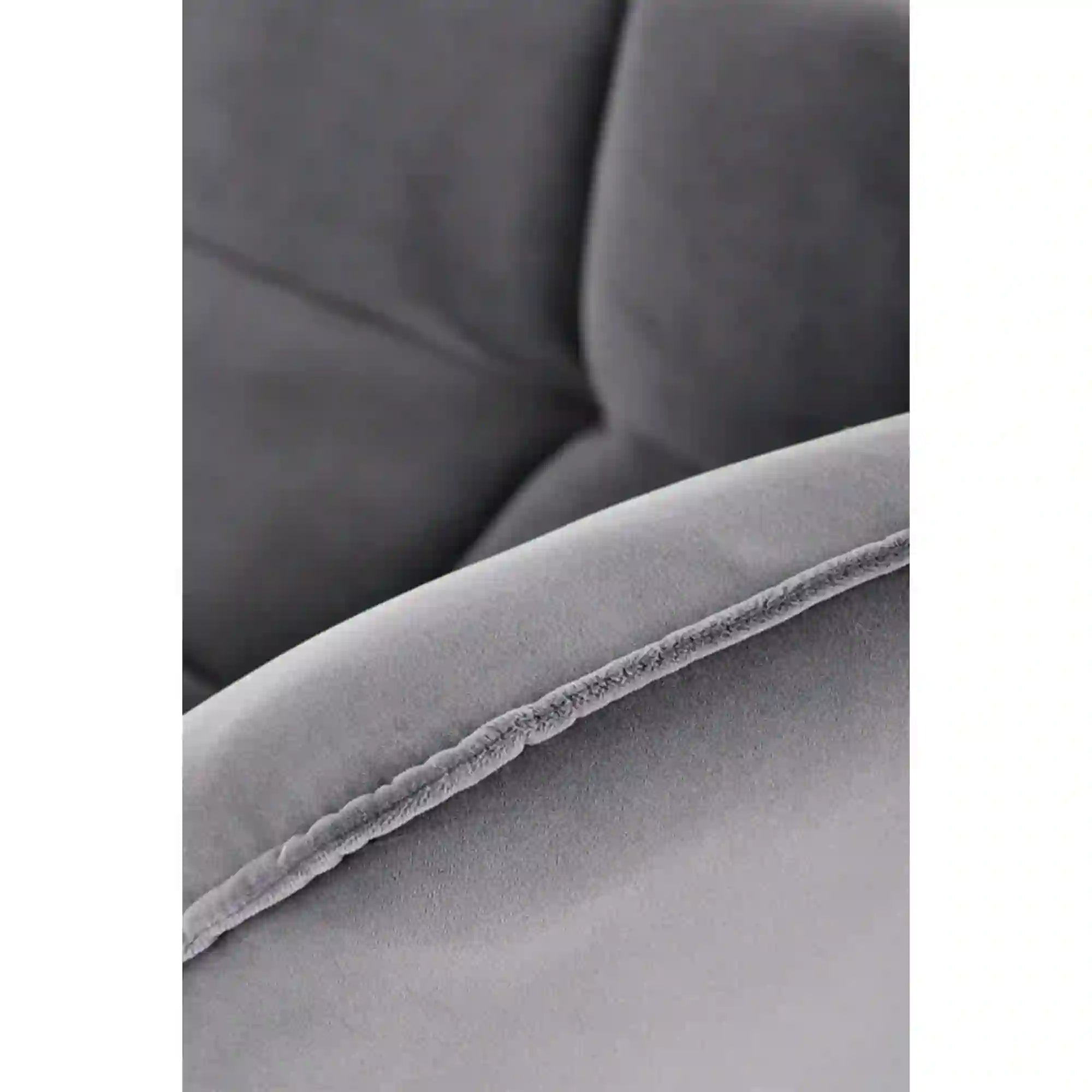 Scaun de relaxare modern BELTON, gri/negru, stofa catifelata/otel, 74x73x78 cm