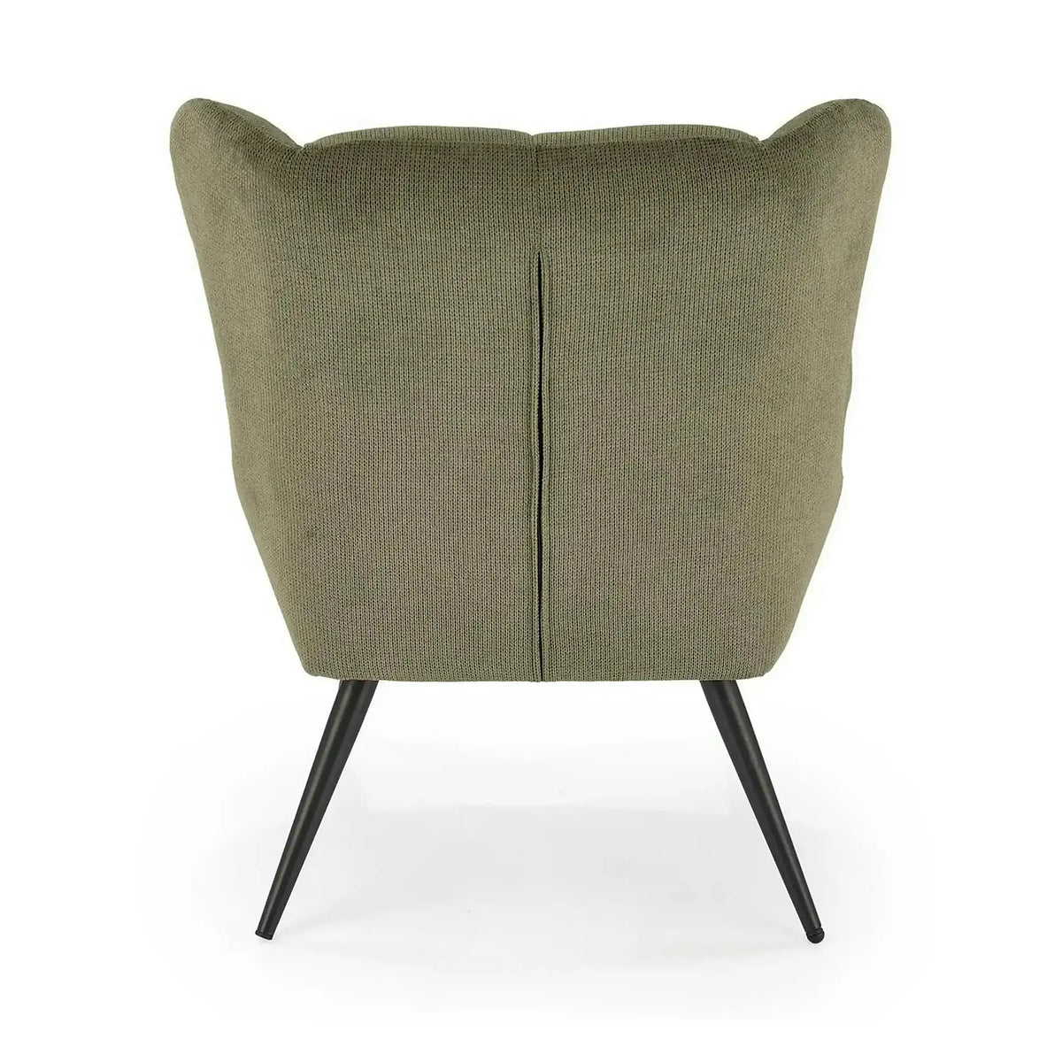 Fotoliu BYRON, stofa clasica verde olive - Vardo 74, 75x85x92 cm