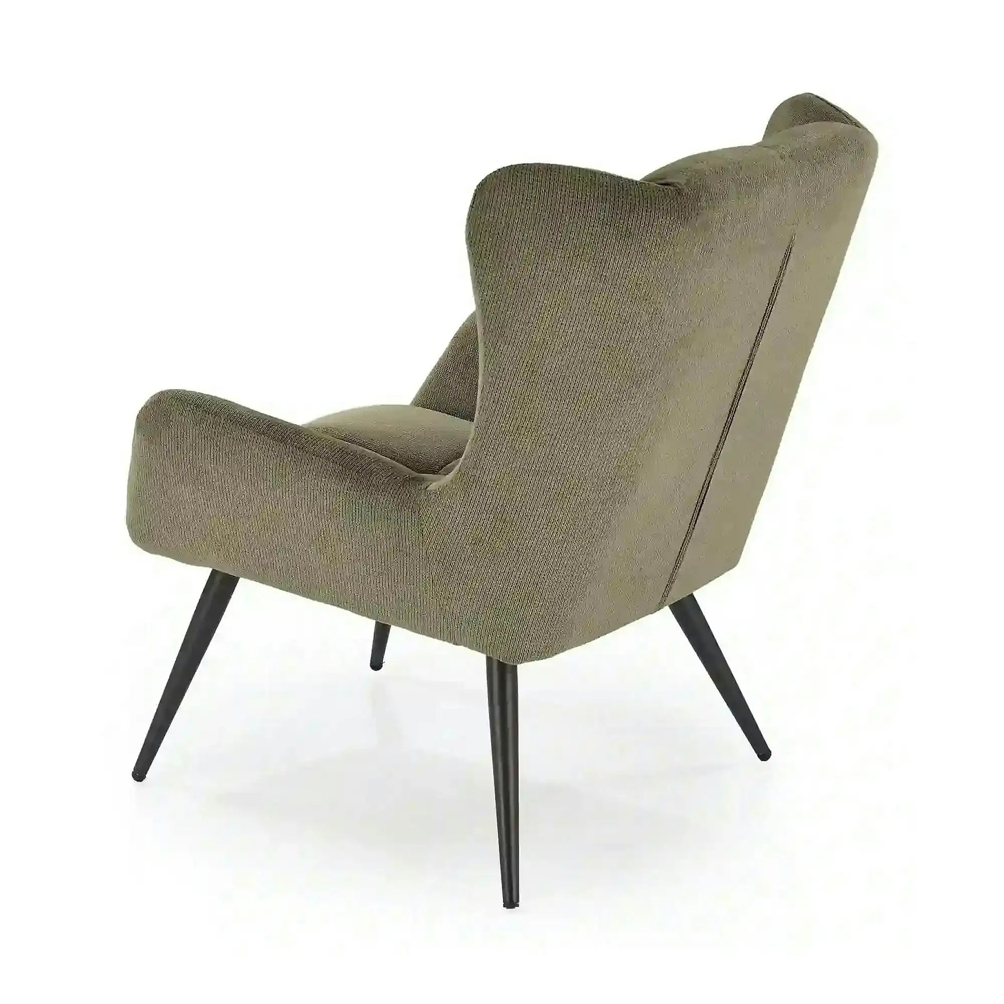 Fotoliu BYRON, stofa clasica verde olive - Vardo 74, 75x85x92 cm