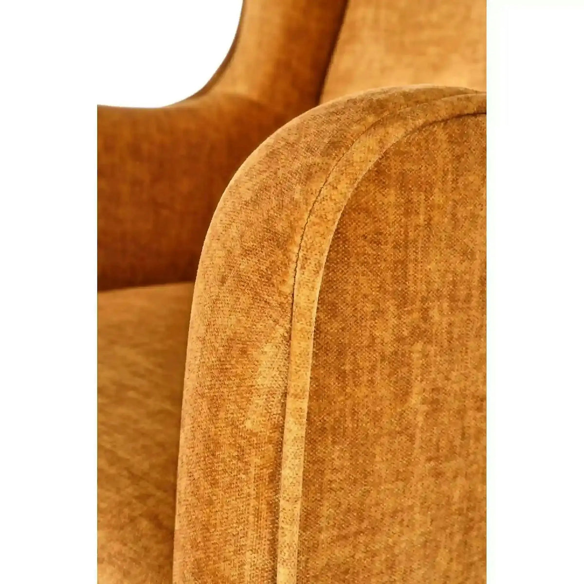 Fotoliu CHESTER 2, galben/stejar, stofa catifelata/lemn, 67x85x114 cm