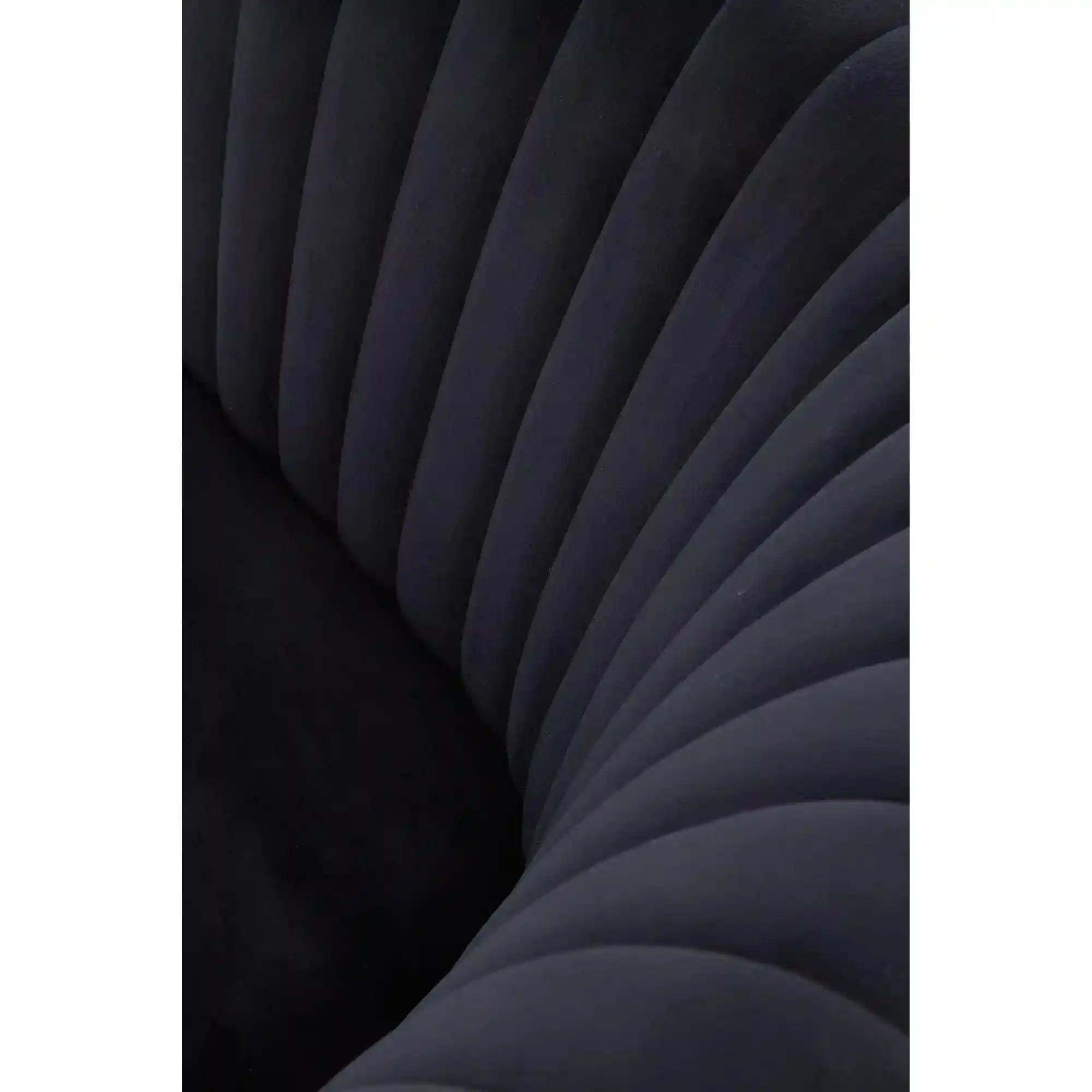 Fotoliu CROWN, negru/auriu, stofa catifelata/otel, 78x72x80 cm