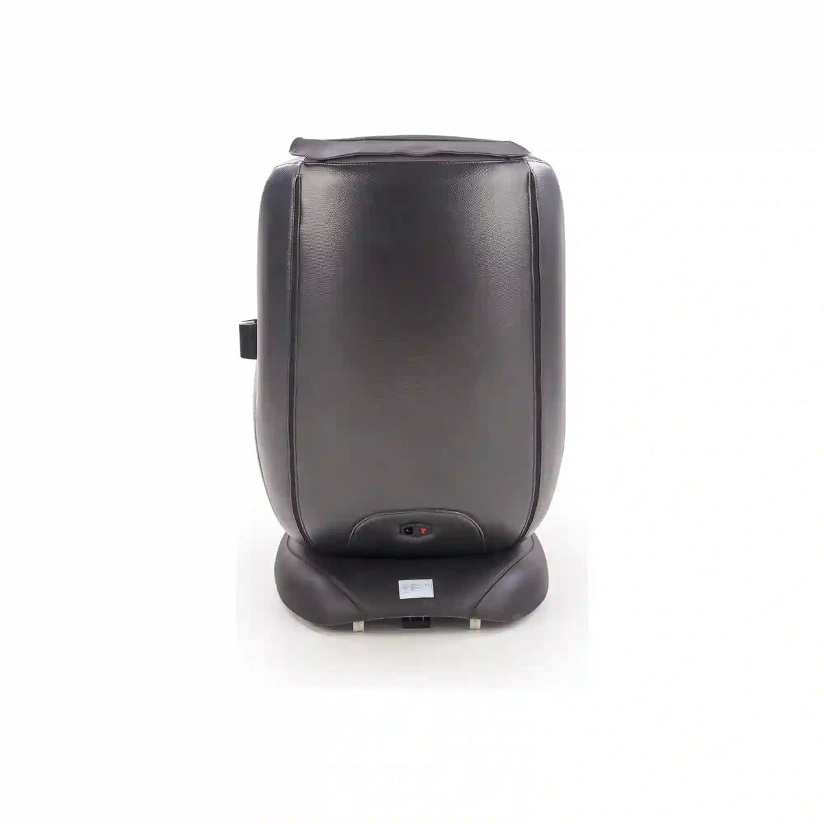 Fotoliu cu functie de masaj DOPIO, gri/negru, piele ecologica, 69x70x94 cm