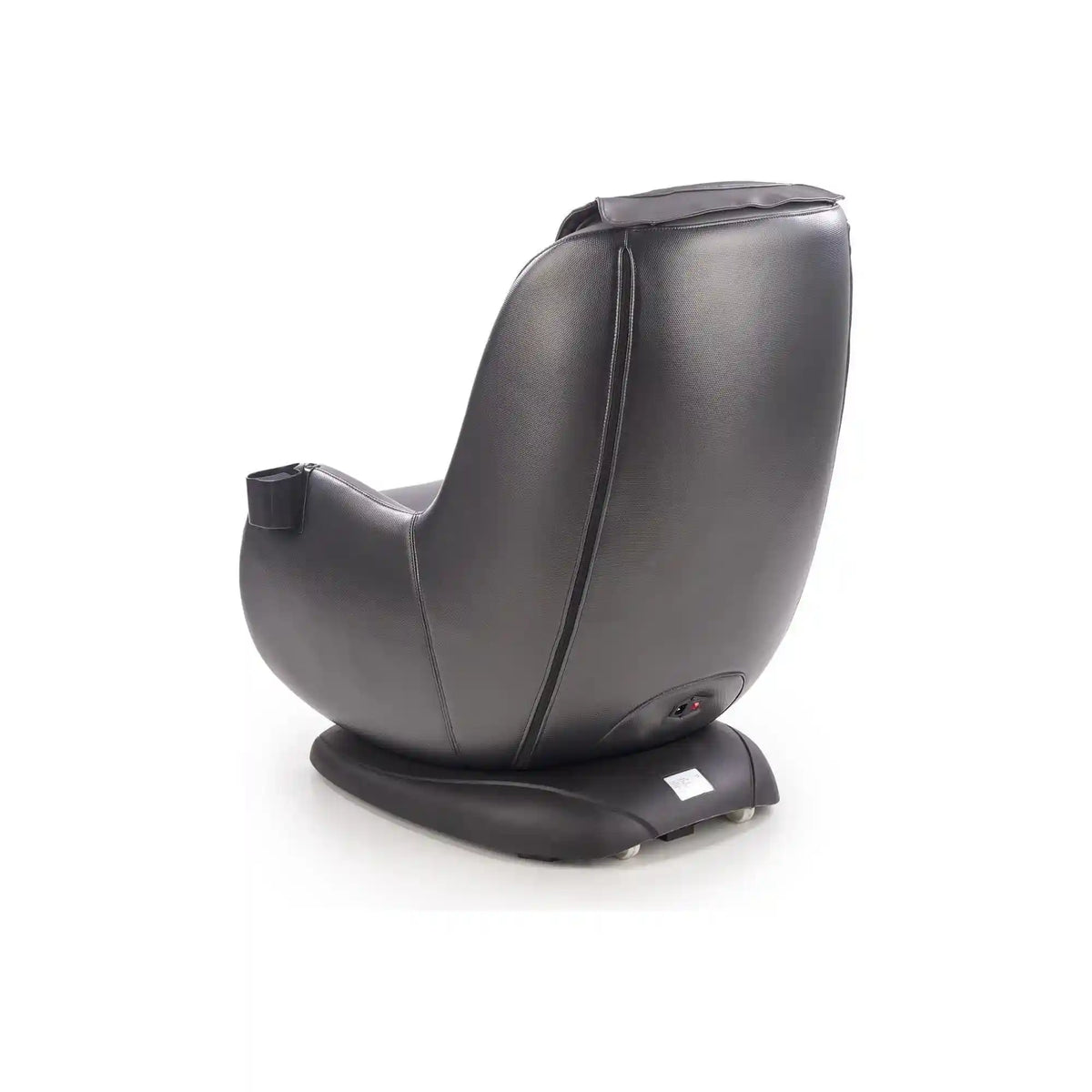 Fotoliu cu functie de masaj DOPIO, gri/negru, piele ecologica, 69x70x94 cm