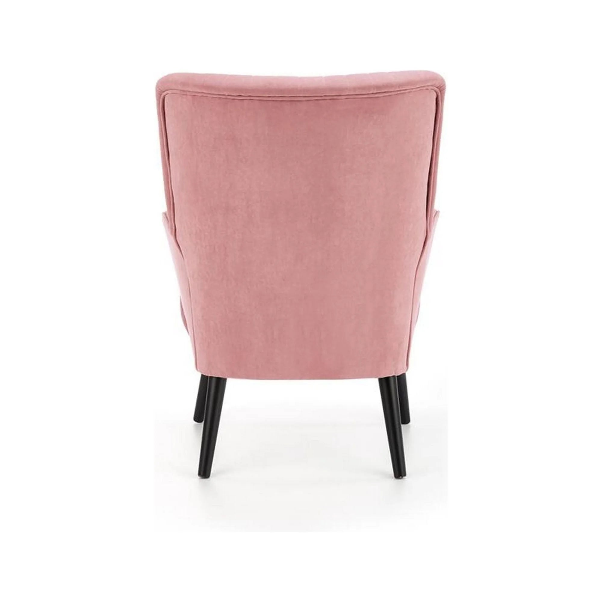Fotoliu DELGADO, stofa catifelata roz - Bluvel 52, 75x70x100 cm