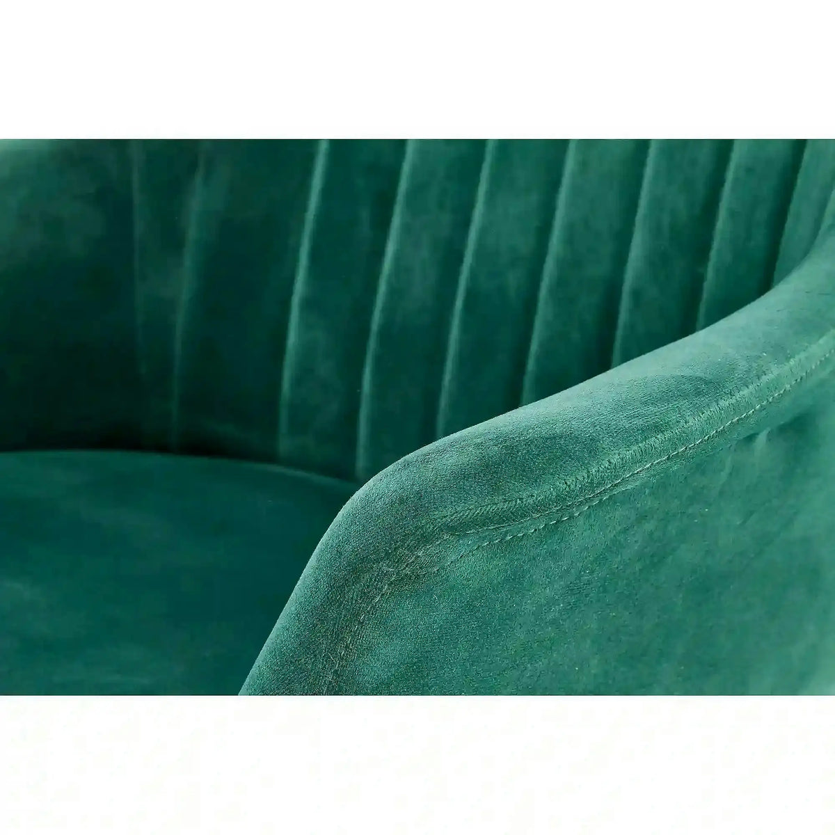 Fotoliu ELEGANCE 2, verde inchis/auriu, stofa/otel, 72x60x79 cm