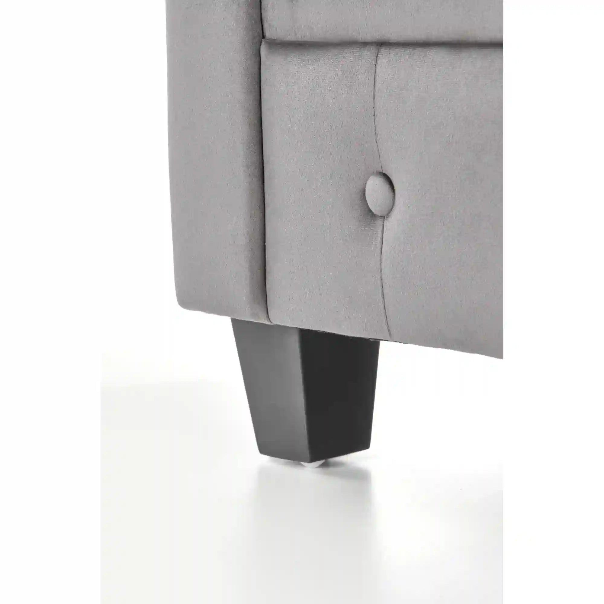 Fotoliu ERIKSEN, stofa catifelata gri, 84x75x73 cm