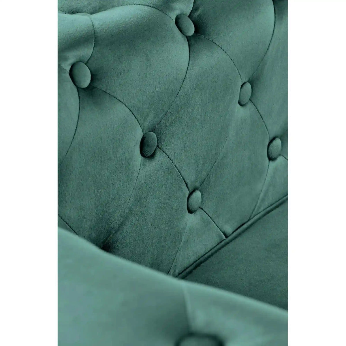 Fotoliu ERIKSEN, stofa catifelata verde inchis, 84x75x73 cm