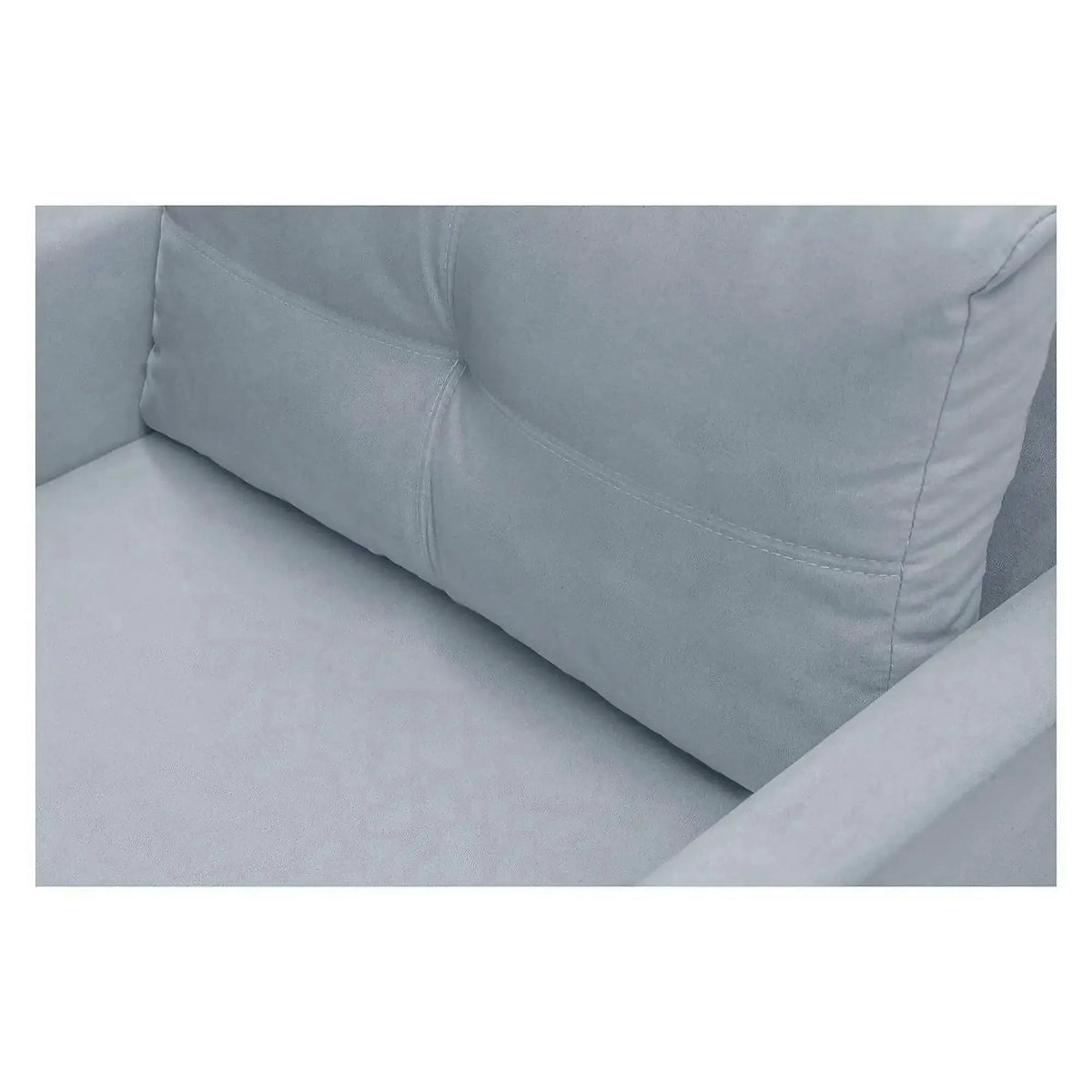 Fotoliu extensibil BUNIO, stofa catifelata gri - Modoo 2320, 98x88x86 cm