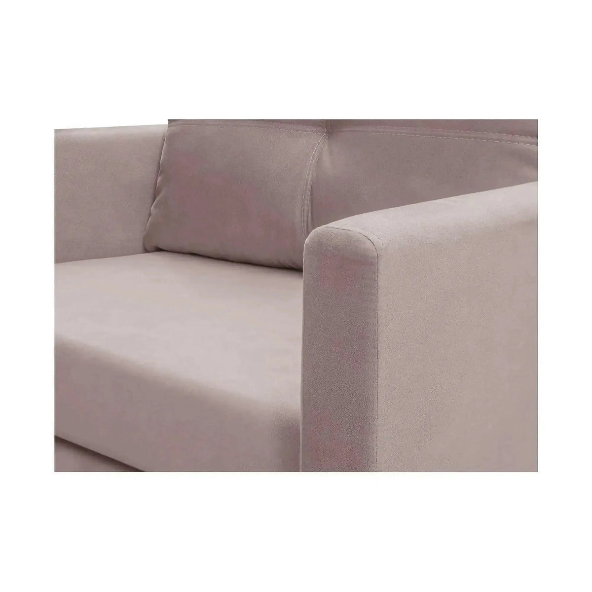 Fotoliu extensibil BUNIO, stofa catifelata roz - Modoo 2307, 98x88x86 cm