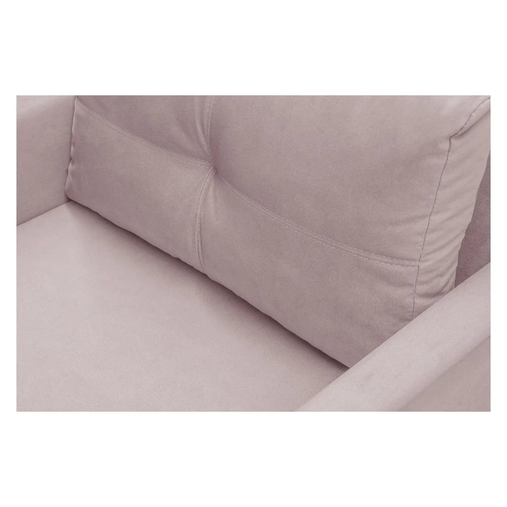 Fotoliu extensibil BUNIO, stofa catifelata roz - Modoo 2307, 98x88x86 cm