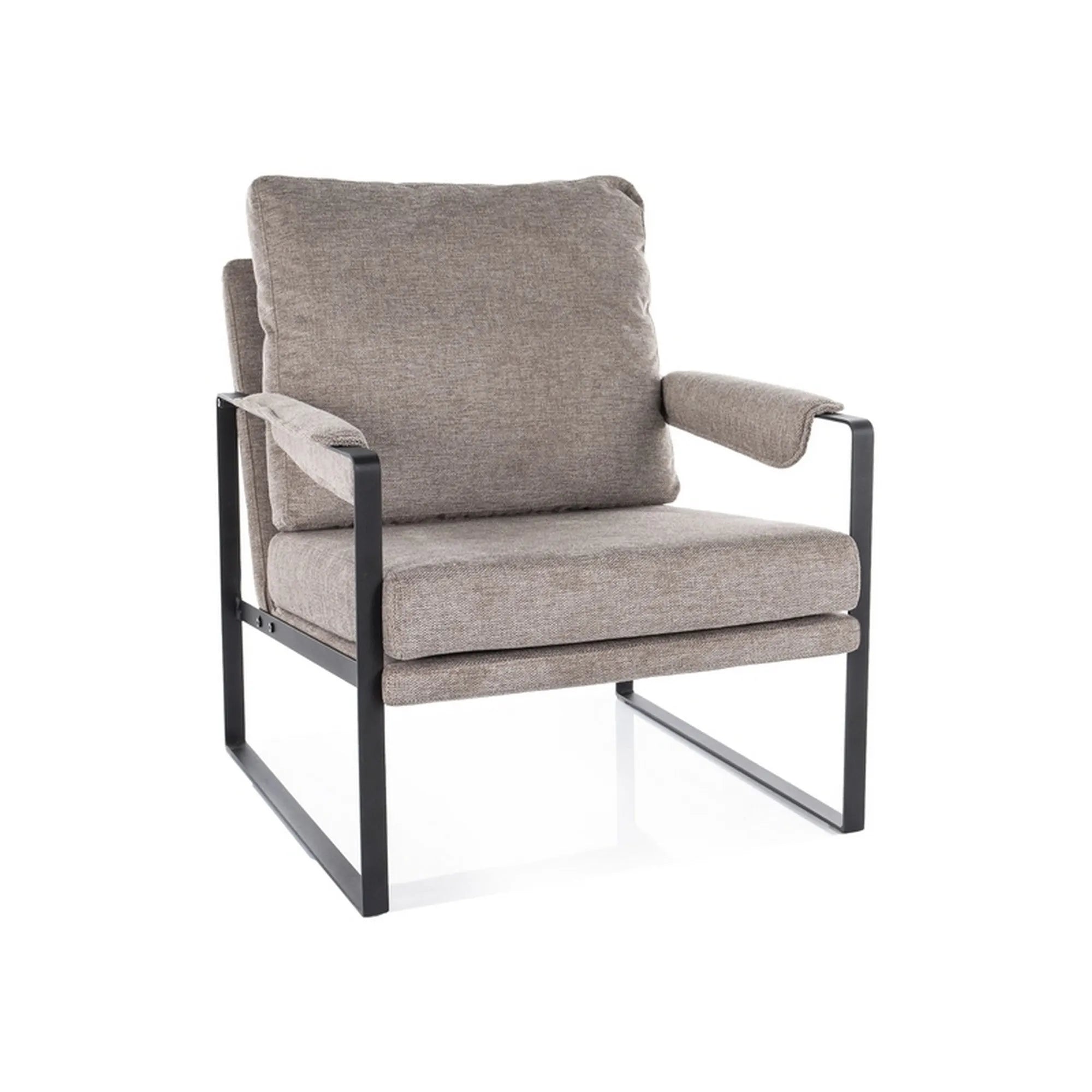 Fotoliu FOCUS, stofa clasica bej - Brego 34, 70x74x80 cm