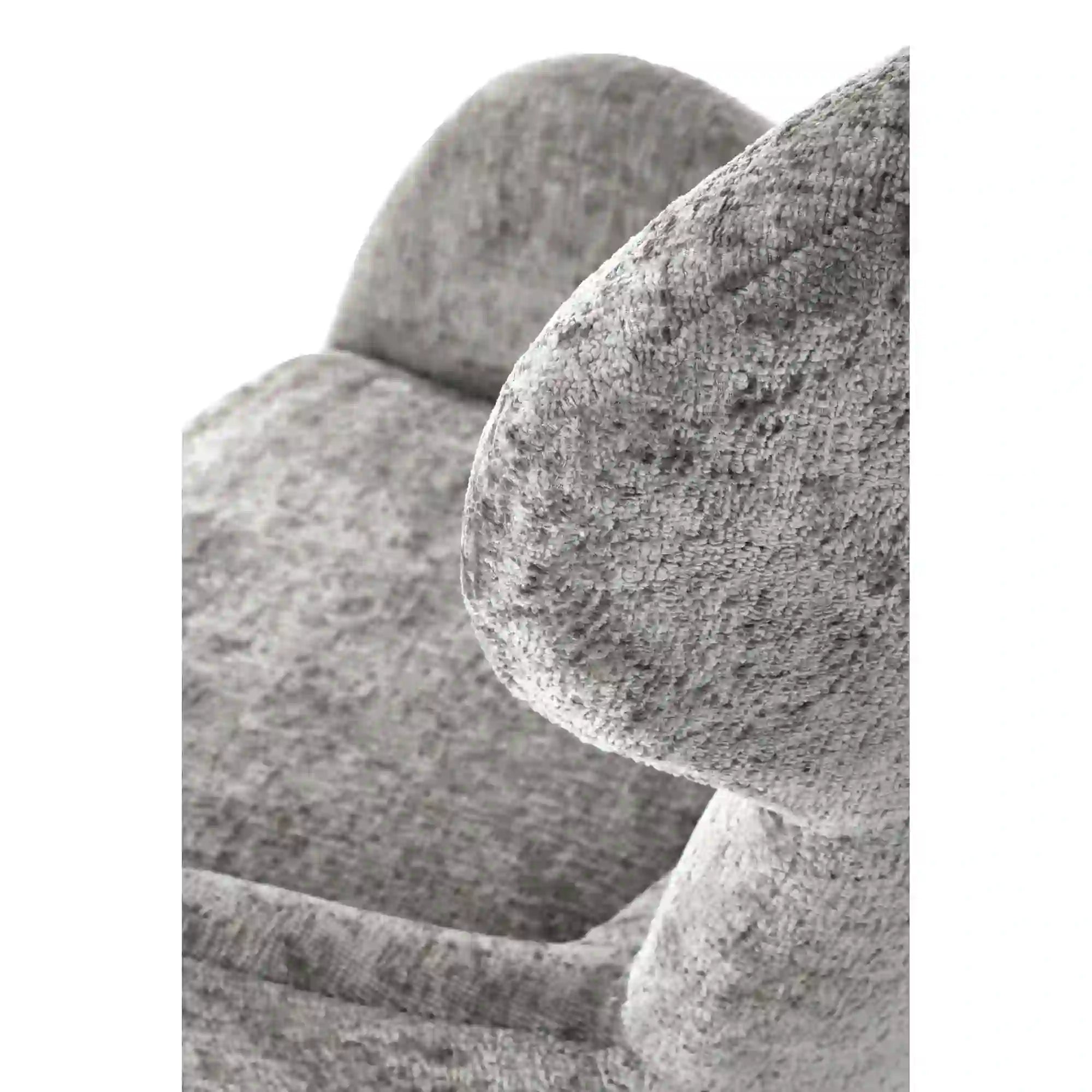 Fotoliu FRANCO, gri/negru, stofa clasica/metal, 80x83x104 cm