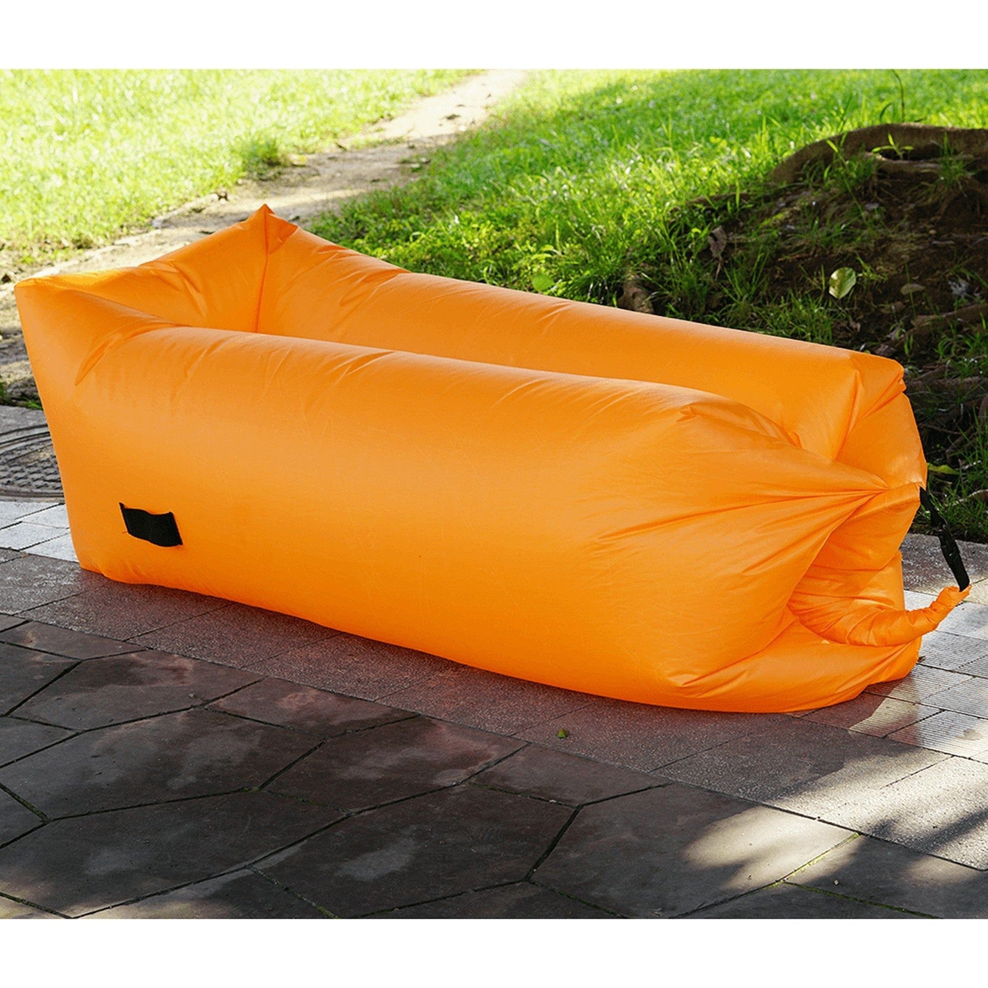 Fotoliu gonflabil LEBAG, portocaliu, material textil