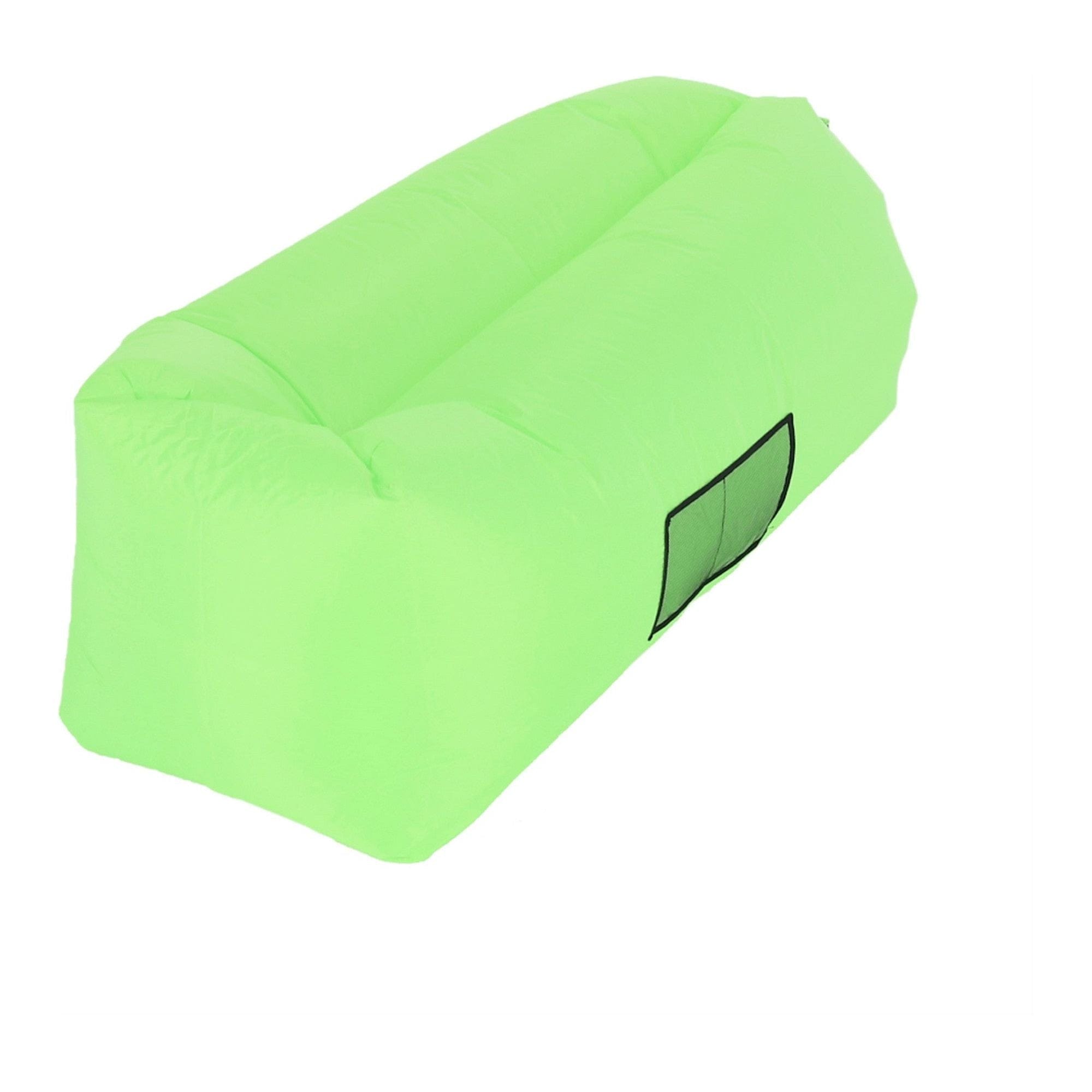 Fotoliu gonflabil LEBAG, verde, material textil