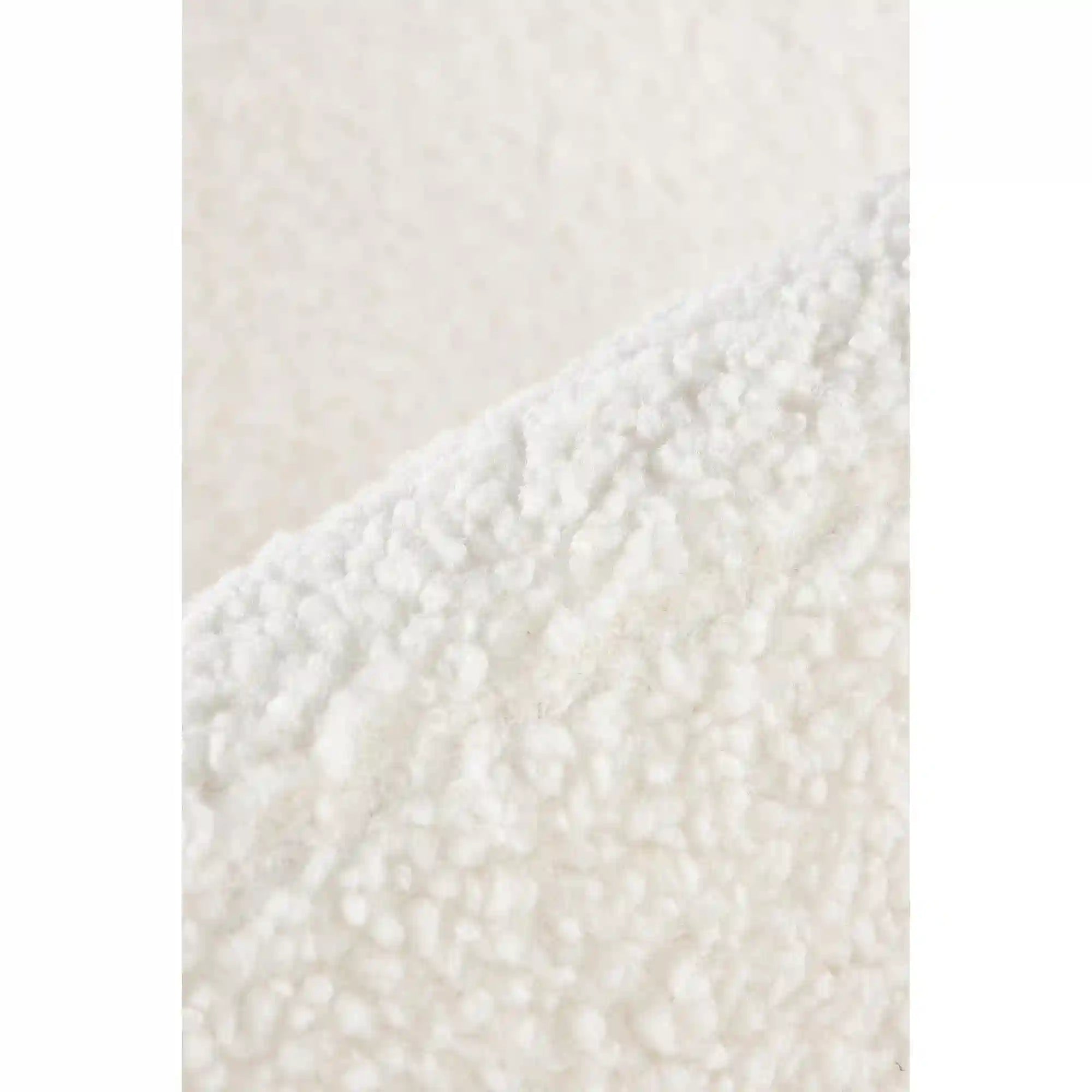 Fotoliu GRIFON 2, crem/stejar, stofa buclata/lemn, 77x67x78 cm