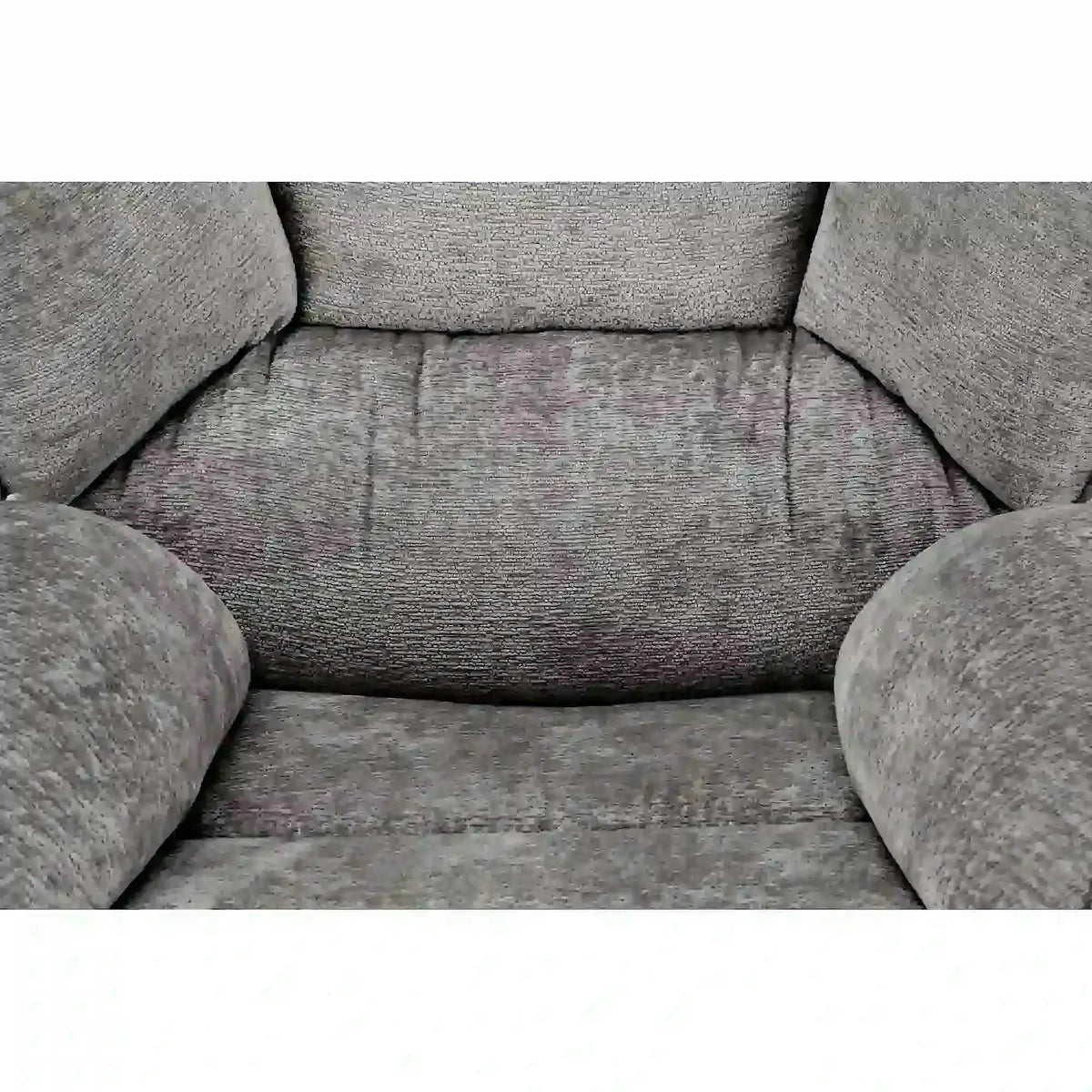 Fotoliu GUIDO, gri/crom, stofa clasica/metal, 80x84x81 cm