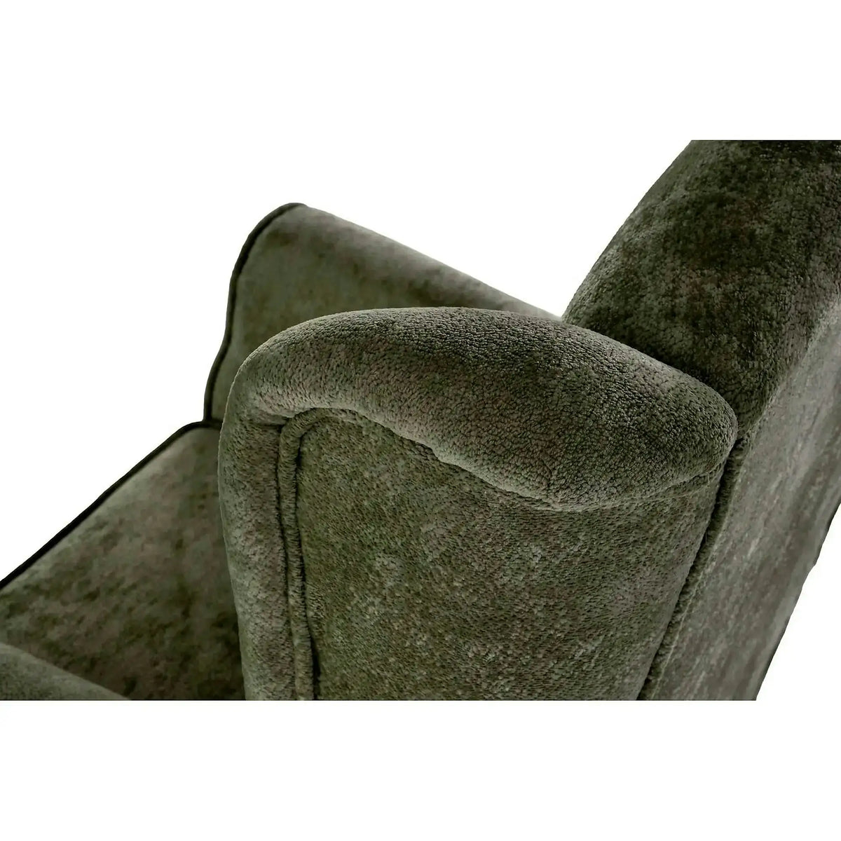 Fotoliu HERMES, stofa verde olive - Markos 14/12, 80x80x110 cm