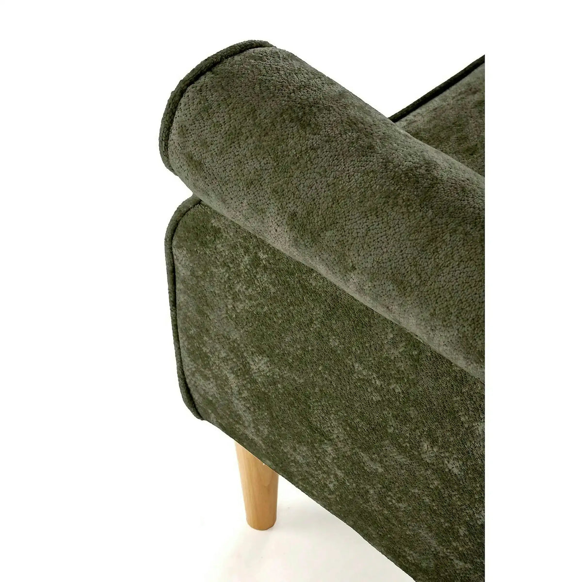 Fotoliu HERMES, stofa verde olive - Markos 14/12, 80x80x110 cm