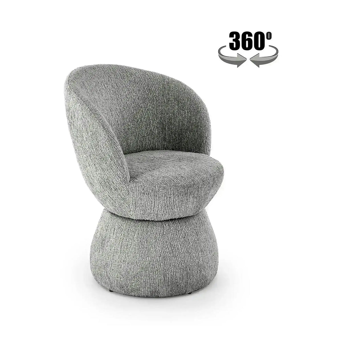 Fotoliu K581, gri, stofa clasica, 63x62x82 cm