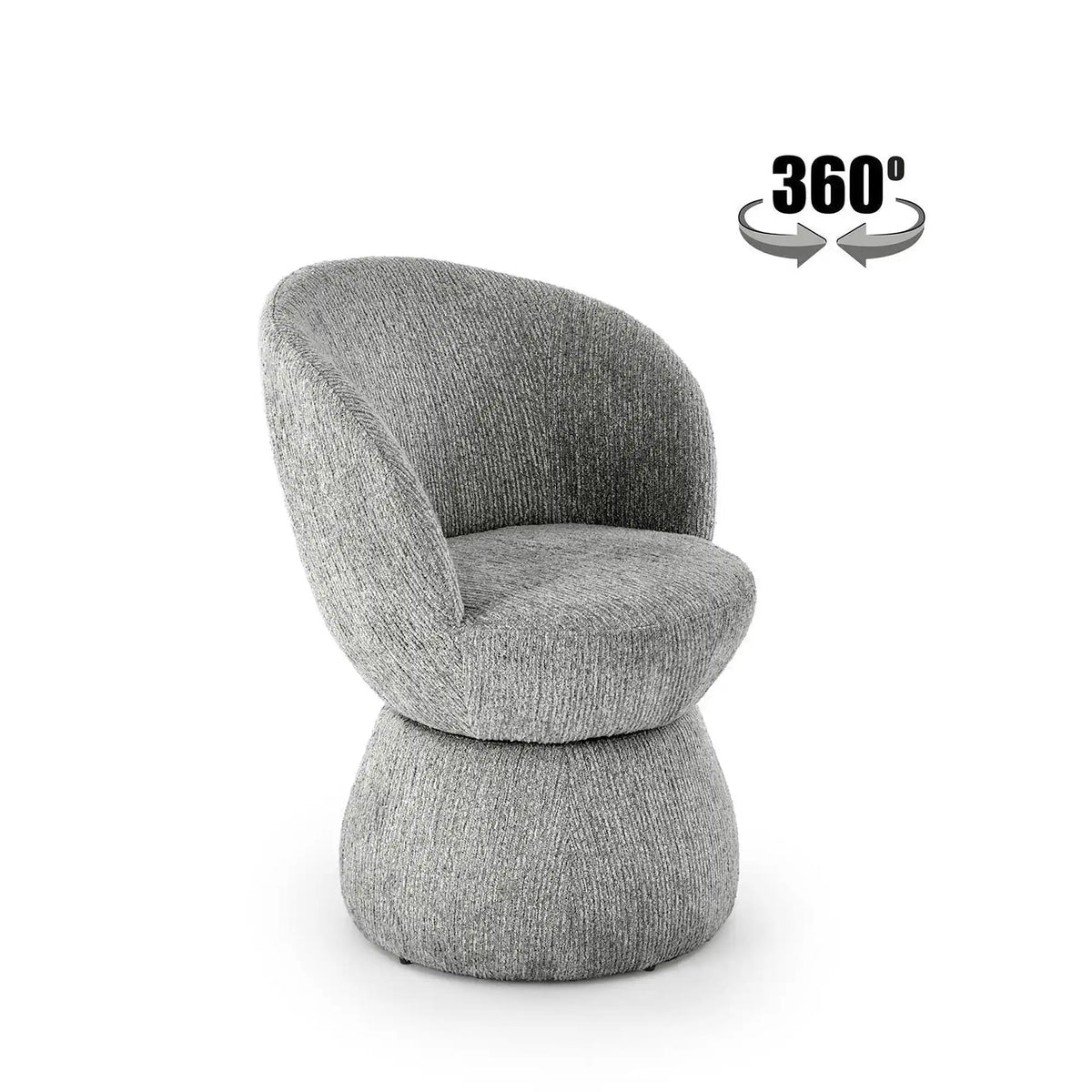 Fotoliu K581, gri, stofa clasica, 63x62x82 cm