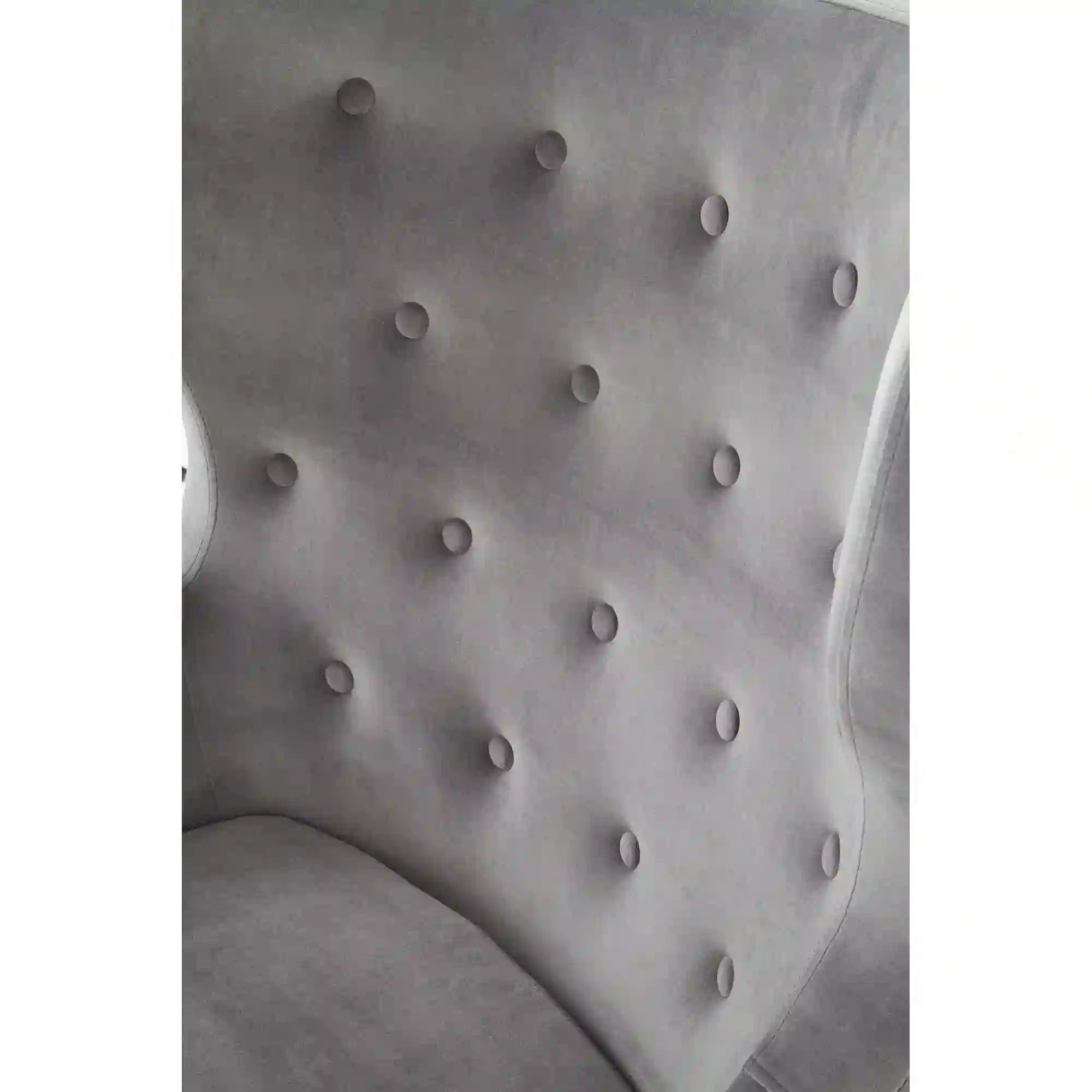 Fotoliu MARVEL, gri/negru, stofa catifelata/lemn, 75x83x103 cm