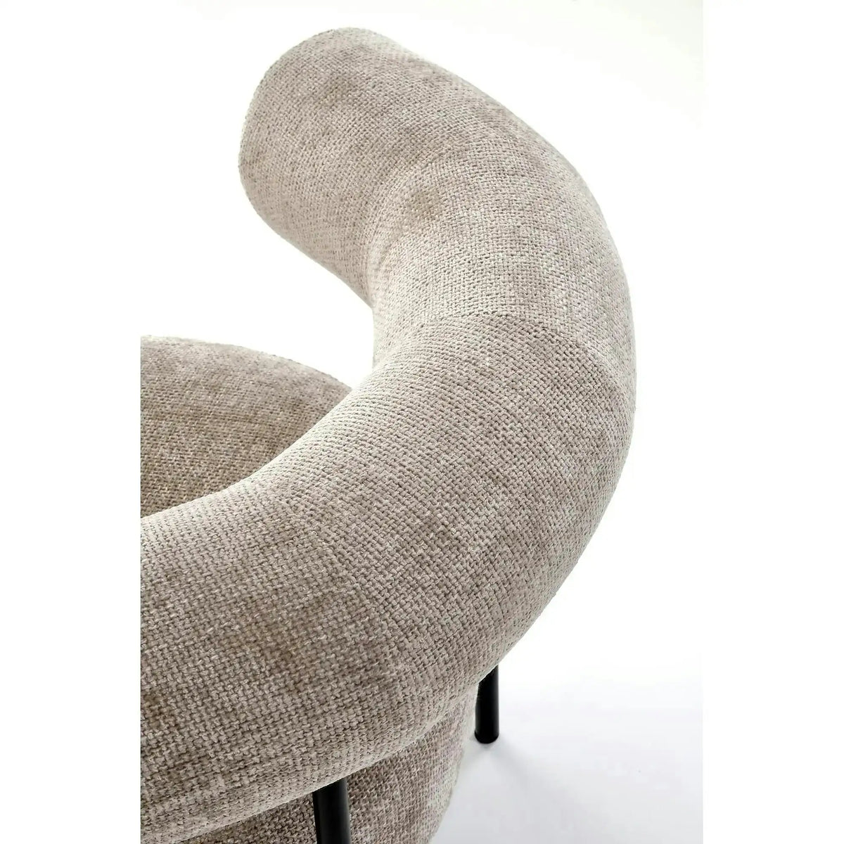 Fotoliu pentru living HAZARD, stofa clasica bej - Haga 30, 90x82x72 cm