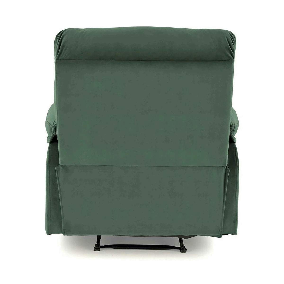 Fotoliu rabatabil DRAGER, verde inchis/negru, stofa catifelata/metal, 88x90/160x105 cm
