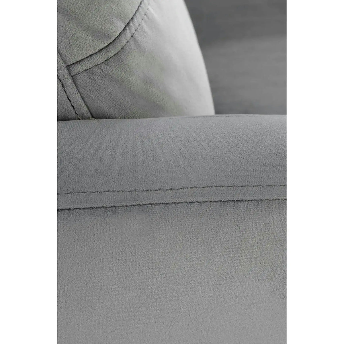 Fotoliu rabatabil FELIPE 2, gri/negru, stofa catifelata/plastic, 64x84/135x103/76 cm